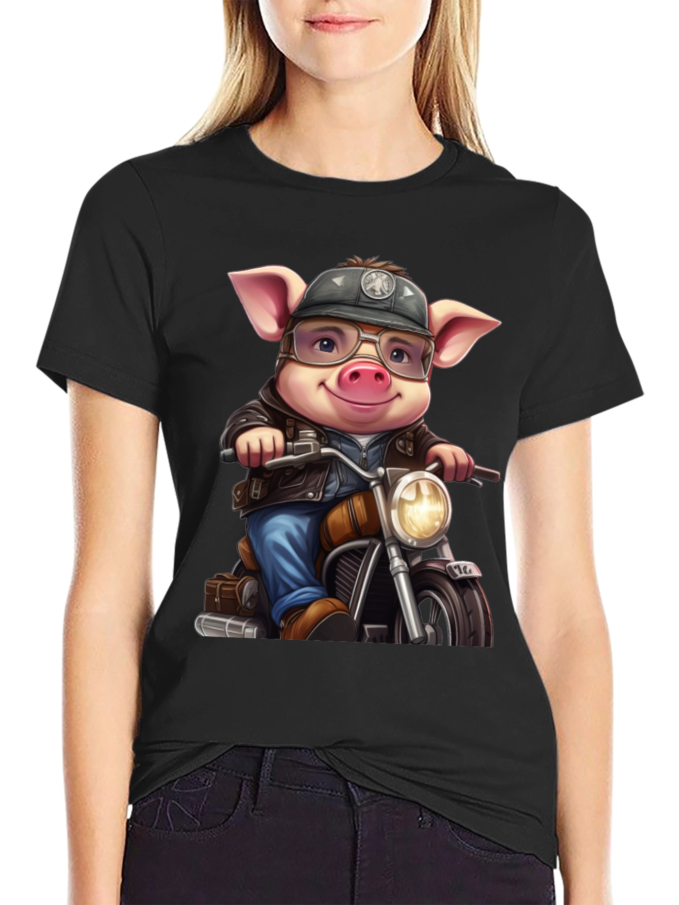 Pig Biker T-Shirt - 2