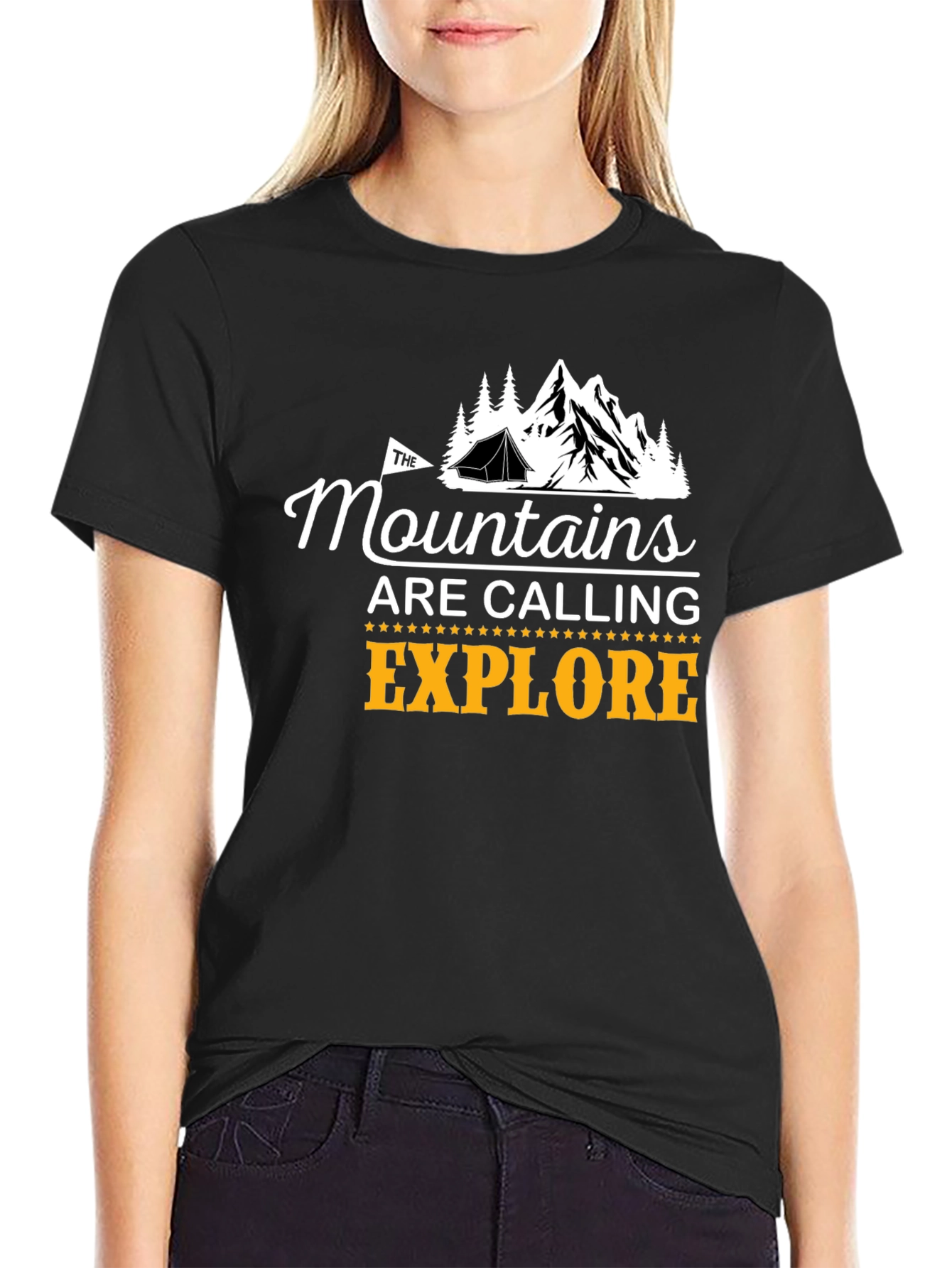 Black Mountains Are Calling Graphic Tee view 2