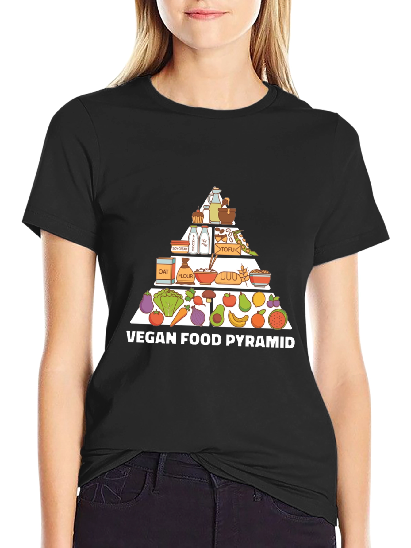 Vegan Food Pyramid T-Shirt - 2