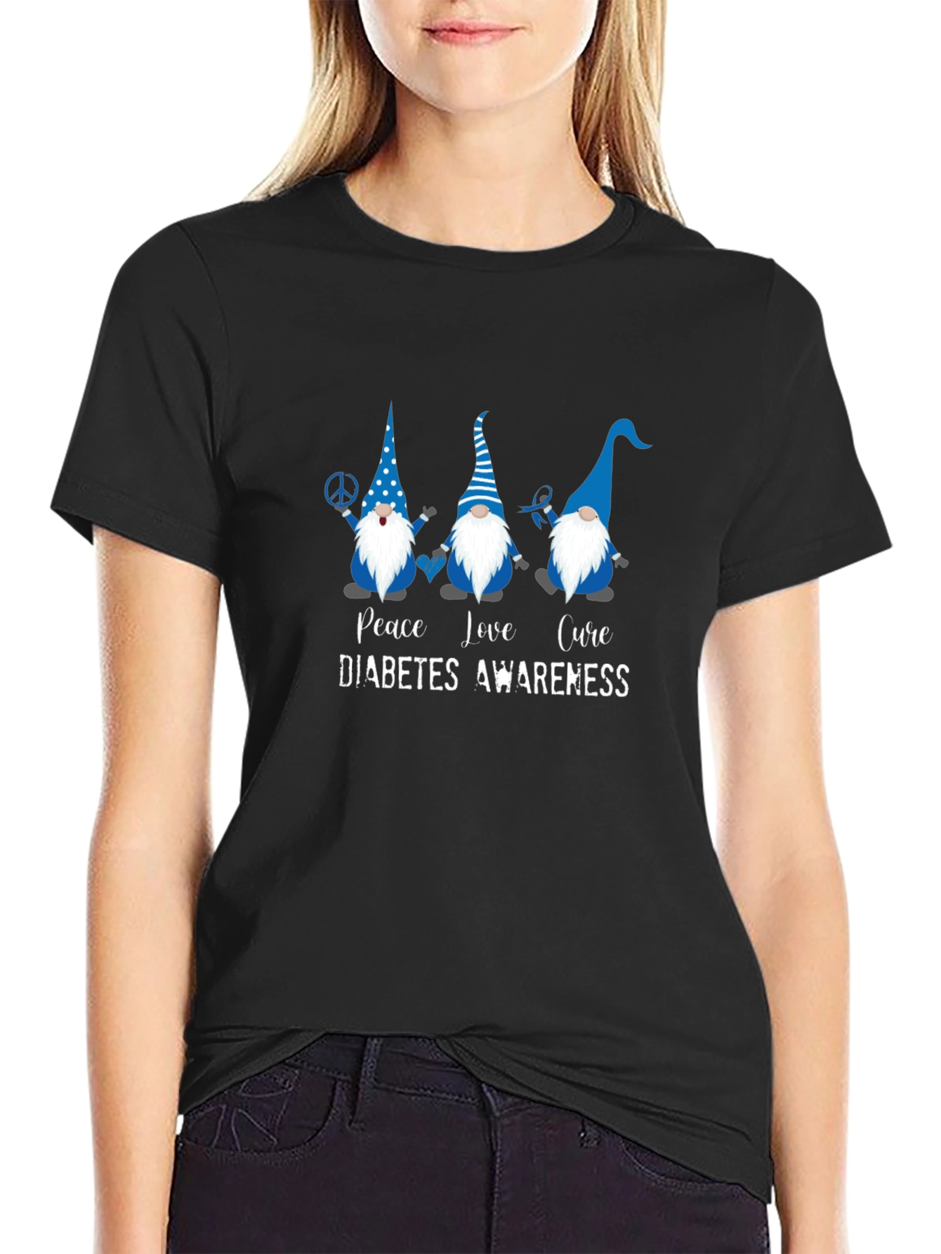 Diabetes Awareness Gnome T-Shirt - 2