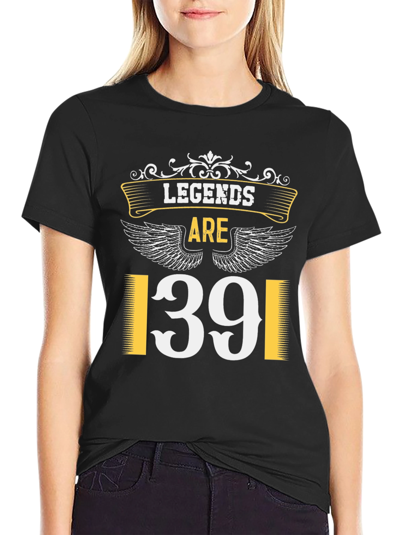Black Legends Are 139 T-Shirt - Black view 2
