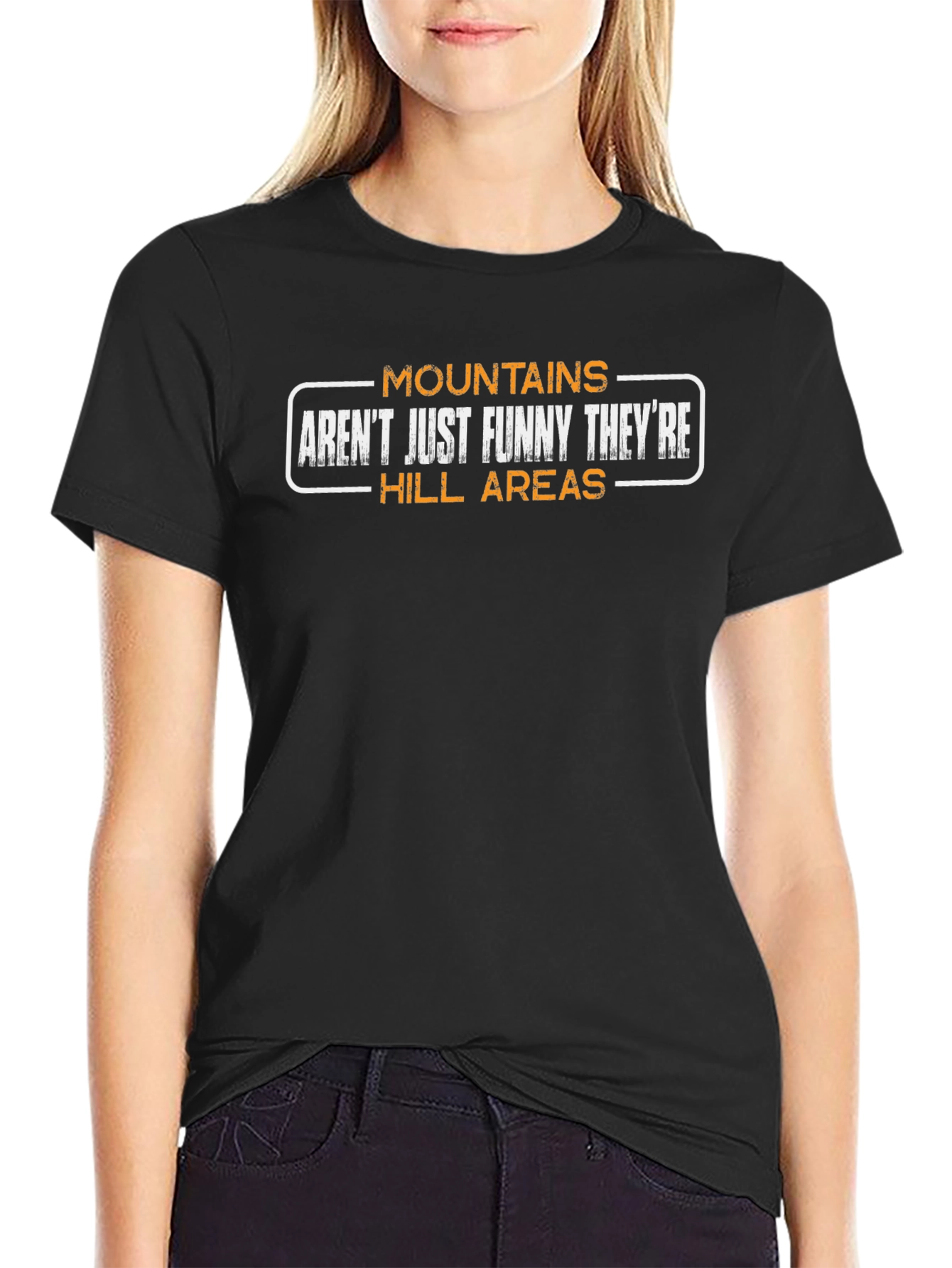 Black Mountains Aren't Funny Men's T-Shirt view 2