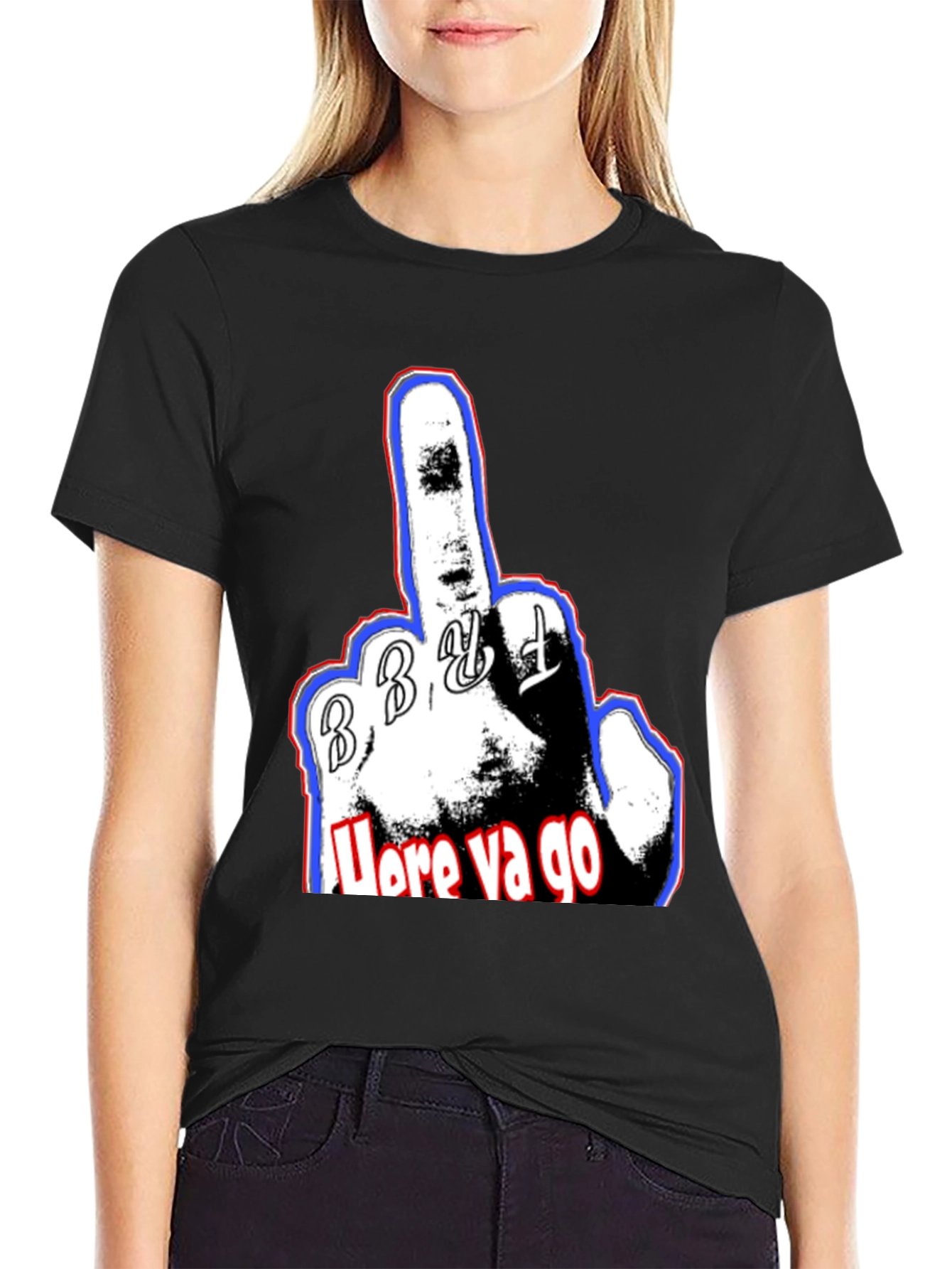Black Offensive Funny T-Shirt view 2