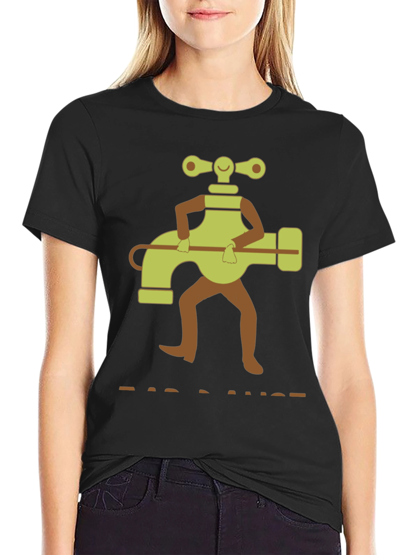Black Tap Dance T-Shirt - Funny Graphic Tee view 2