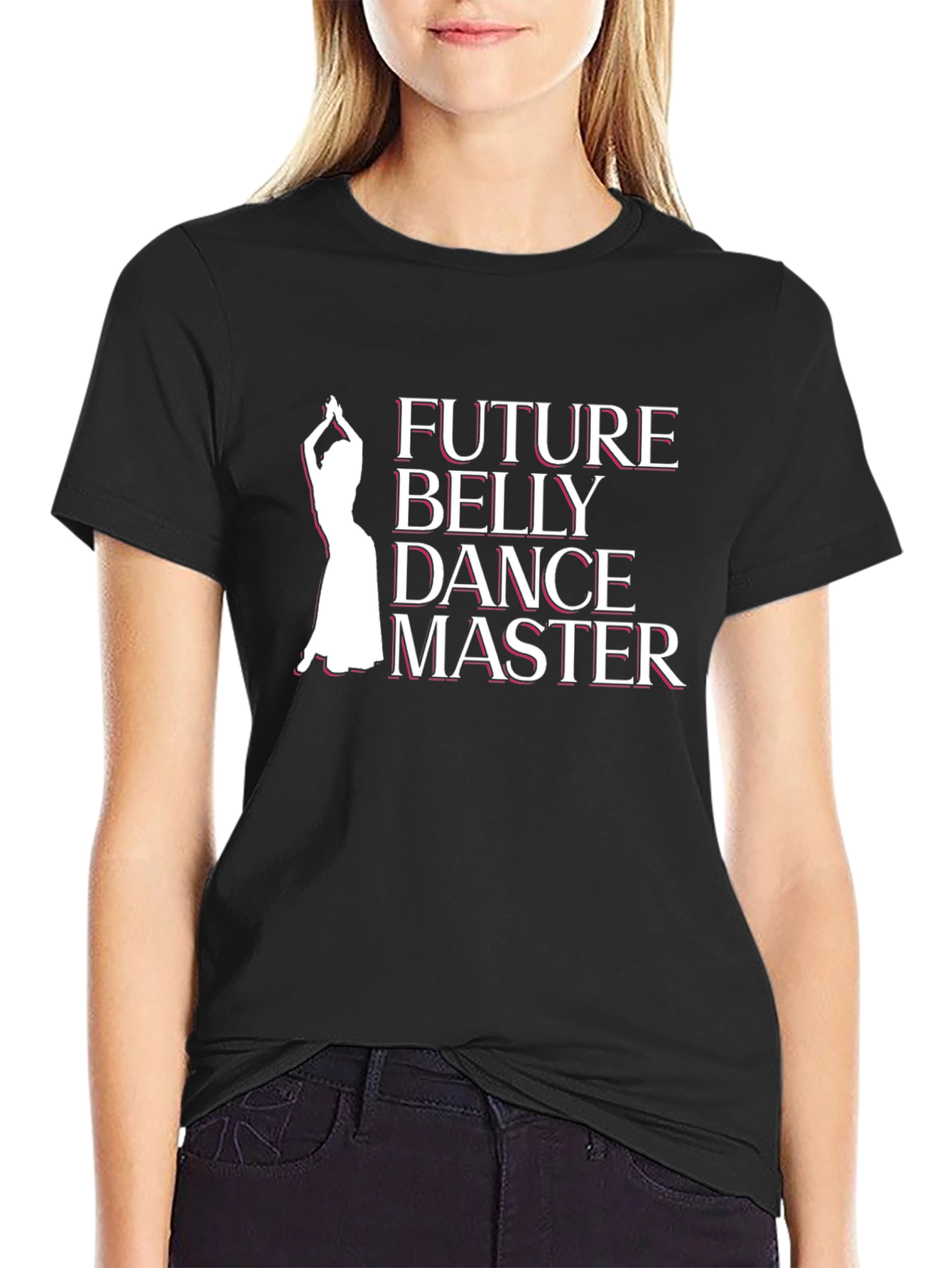 Black Future Belly Dance Master Black T-Shirt view 2