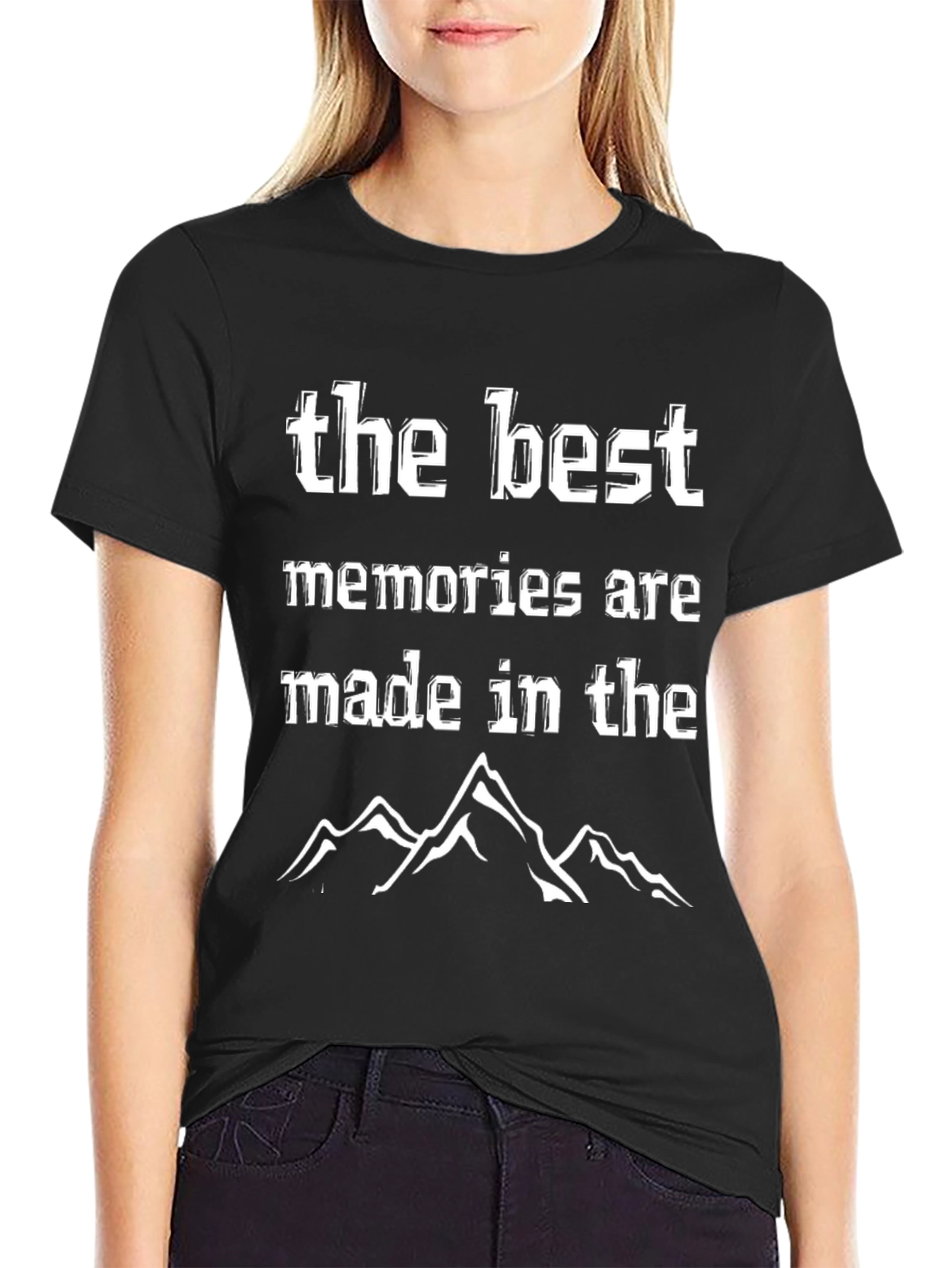 Black Mountains Memory Black T-Shirt view 2