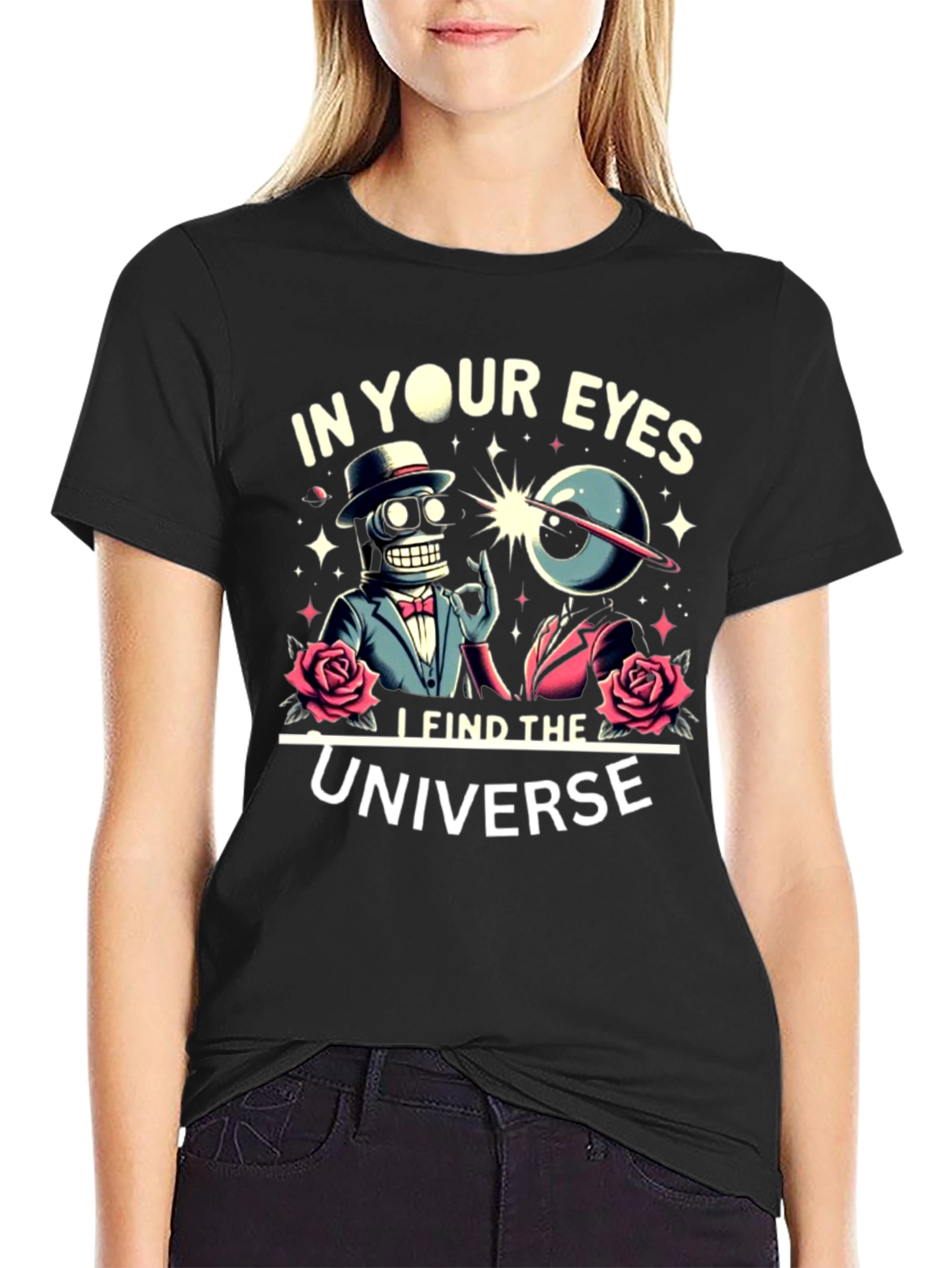 Black In Your Eyes Graphic T-Shirt view 2
