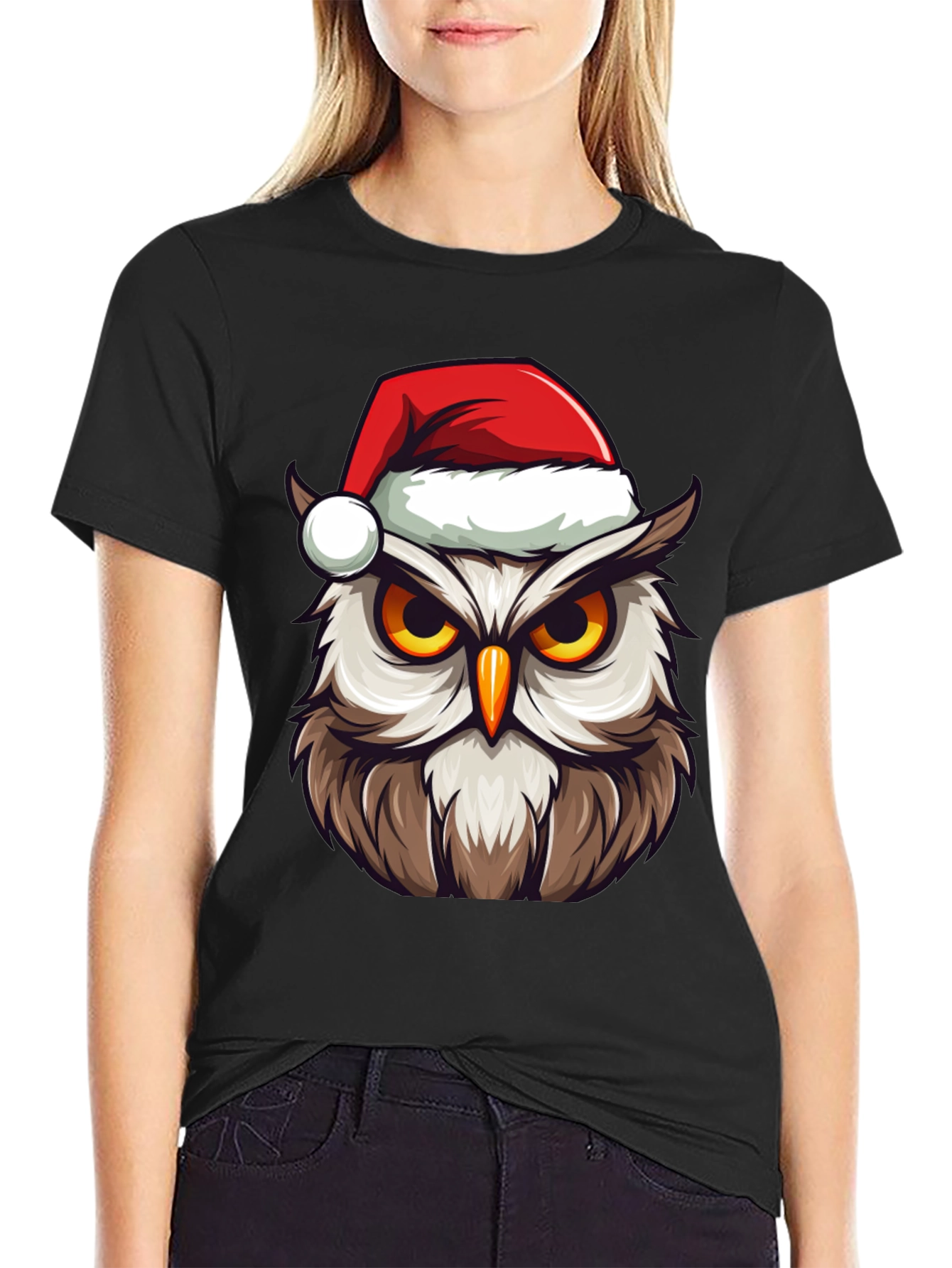 Festive Owl Graphic Tee - 2