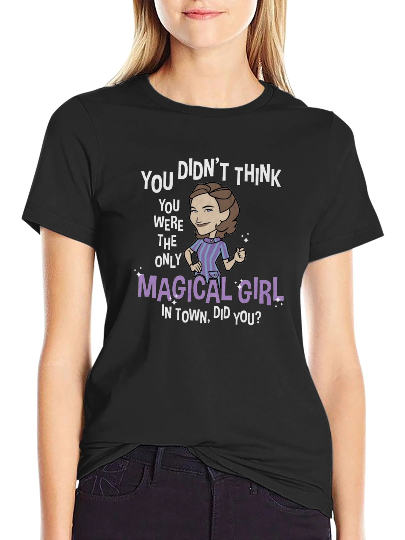 Black Magical Girl T-Shirt - You Didn't Think view 2