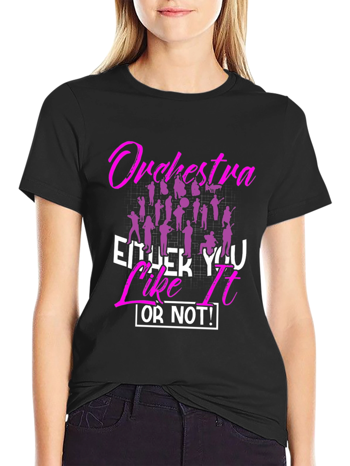 Black Orchestra T-Shirt, Musician Tee, Funny Orchestra Shirt view 2