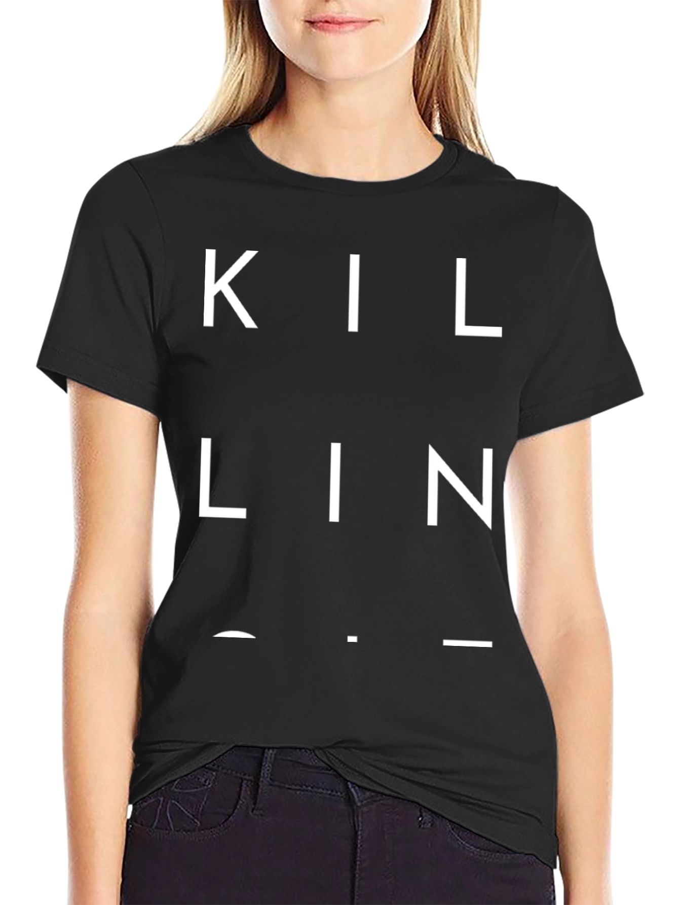 Black Killing It T-Shirt - Black view 2