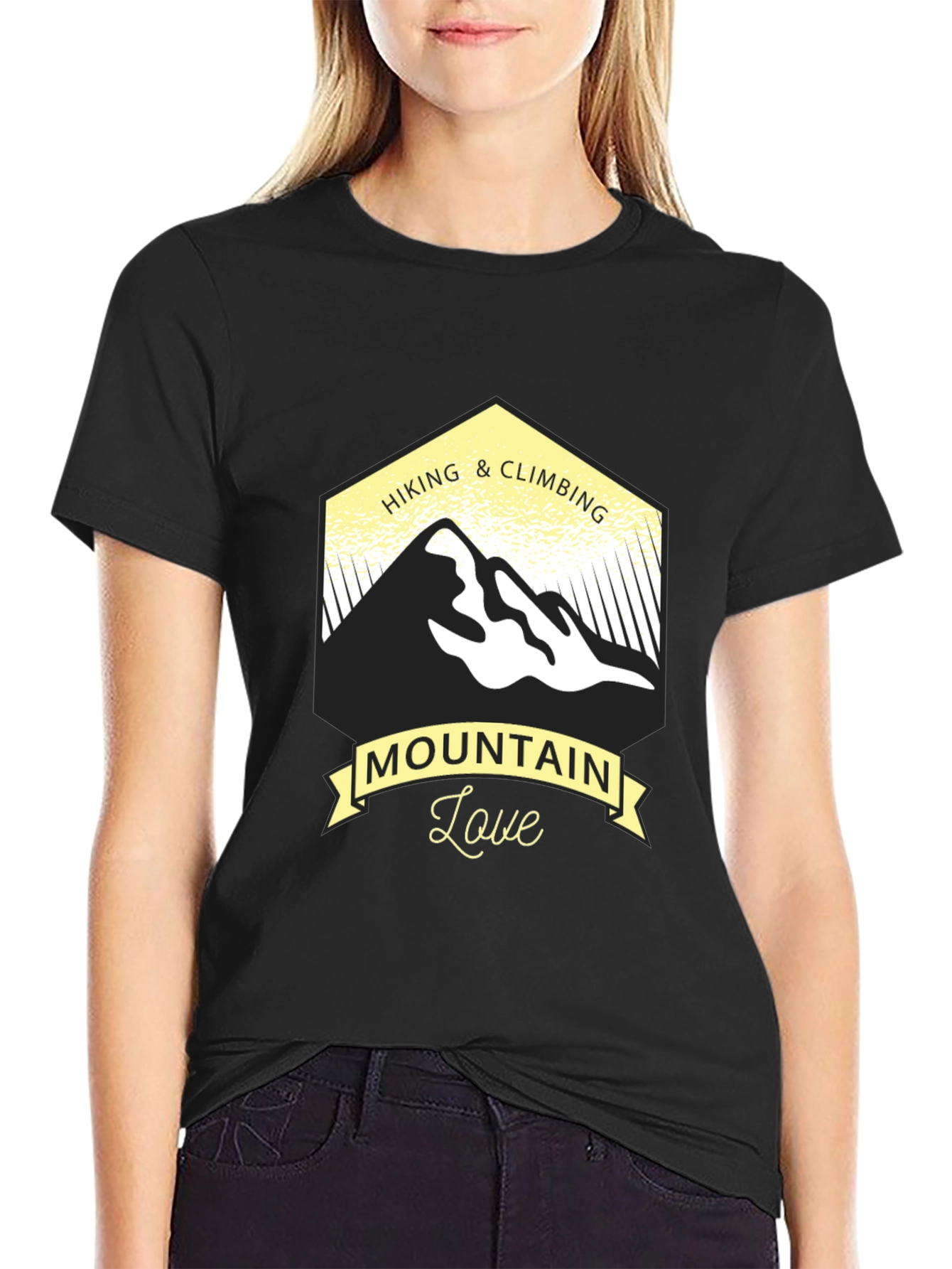 Black Mountain Love Hiking & Climbing Graphic Tee view 2