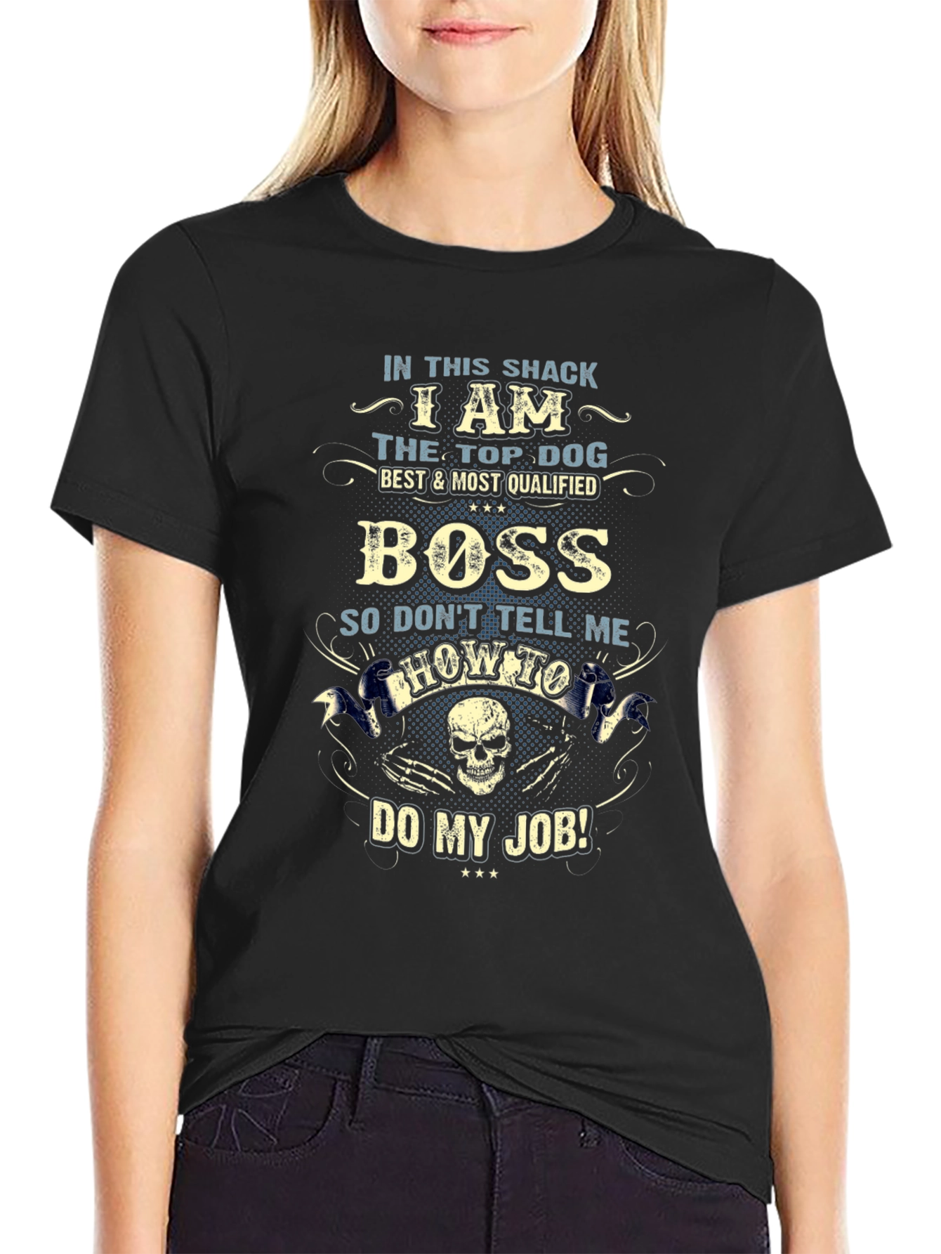 Black In This Shack I Am The Top Dog Men's T-Shirt view 2