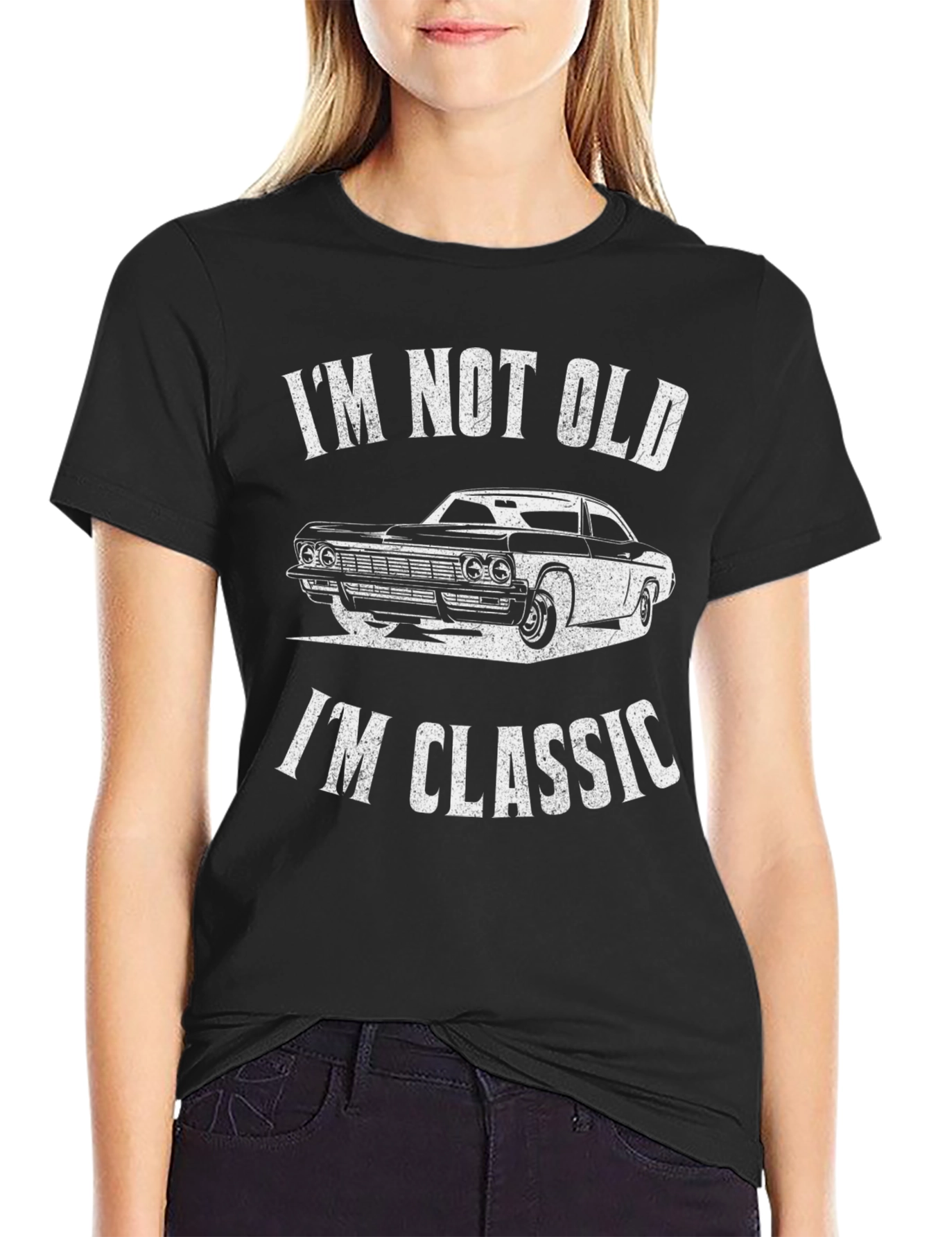 Black I'm Not Old, I'm Classic T-Shirt view 2