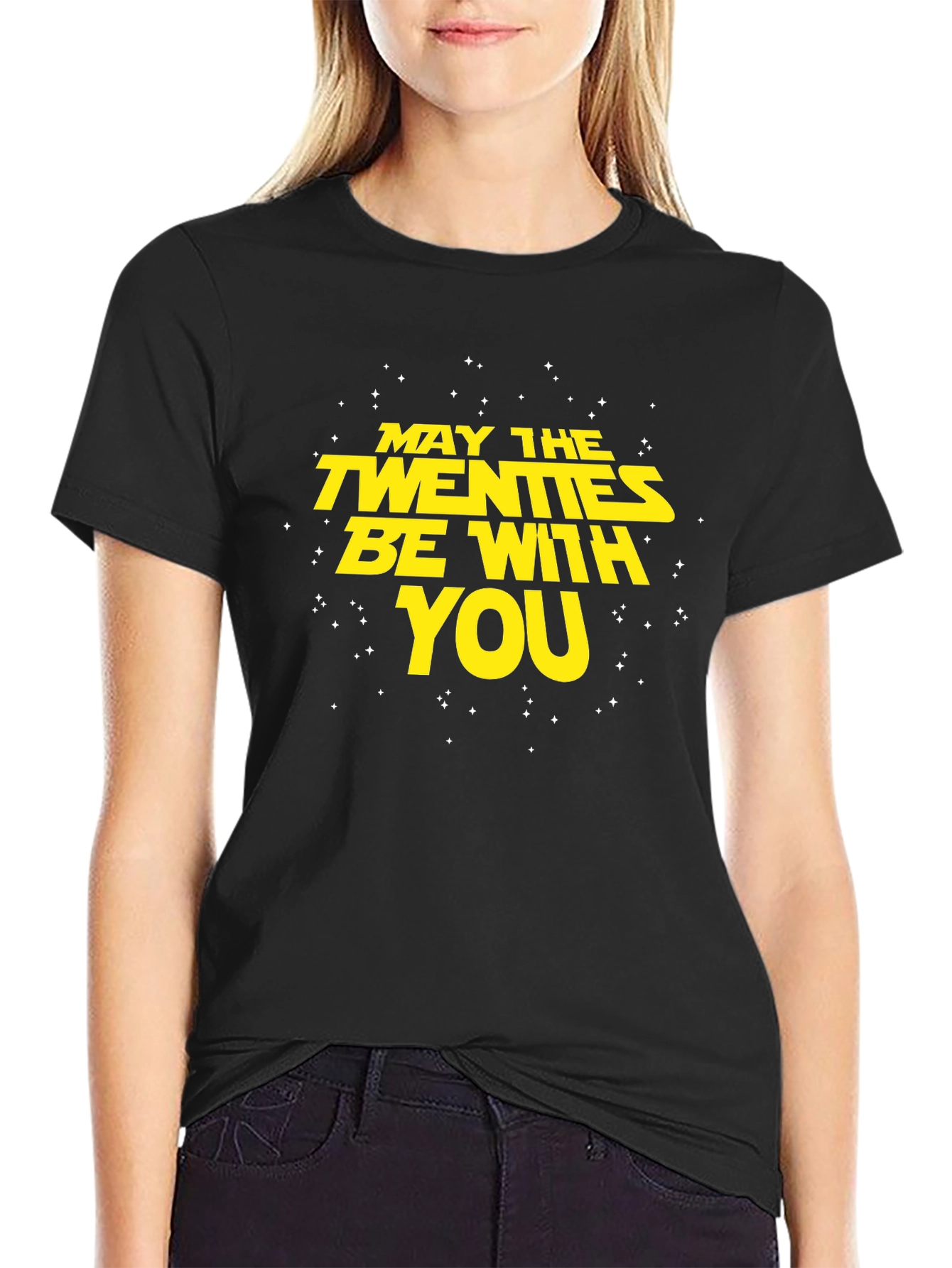 Black May the Twenties Be With You T-Shirt view 2