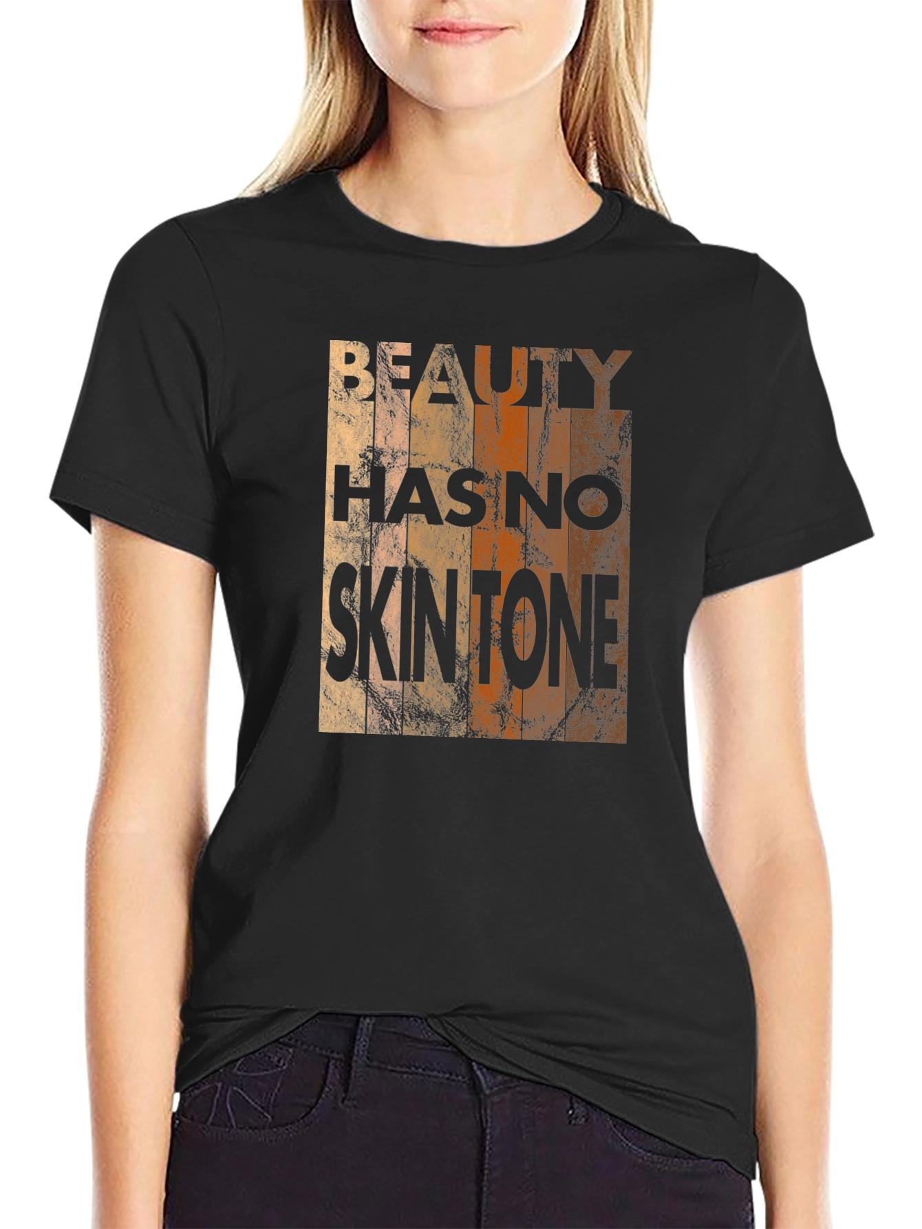 Black Beauty Has No Skin Tone T-Shirt - Unisex view 2