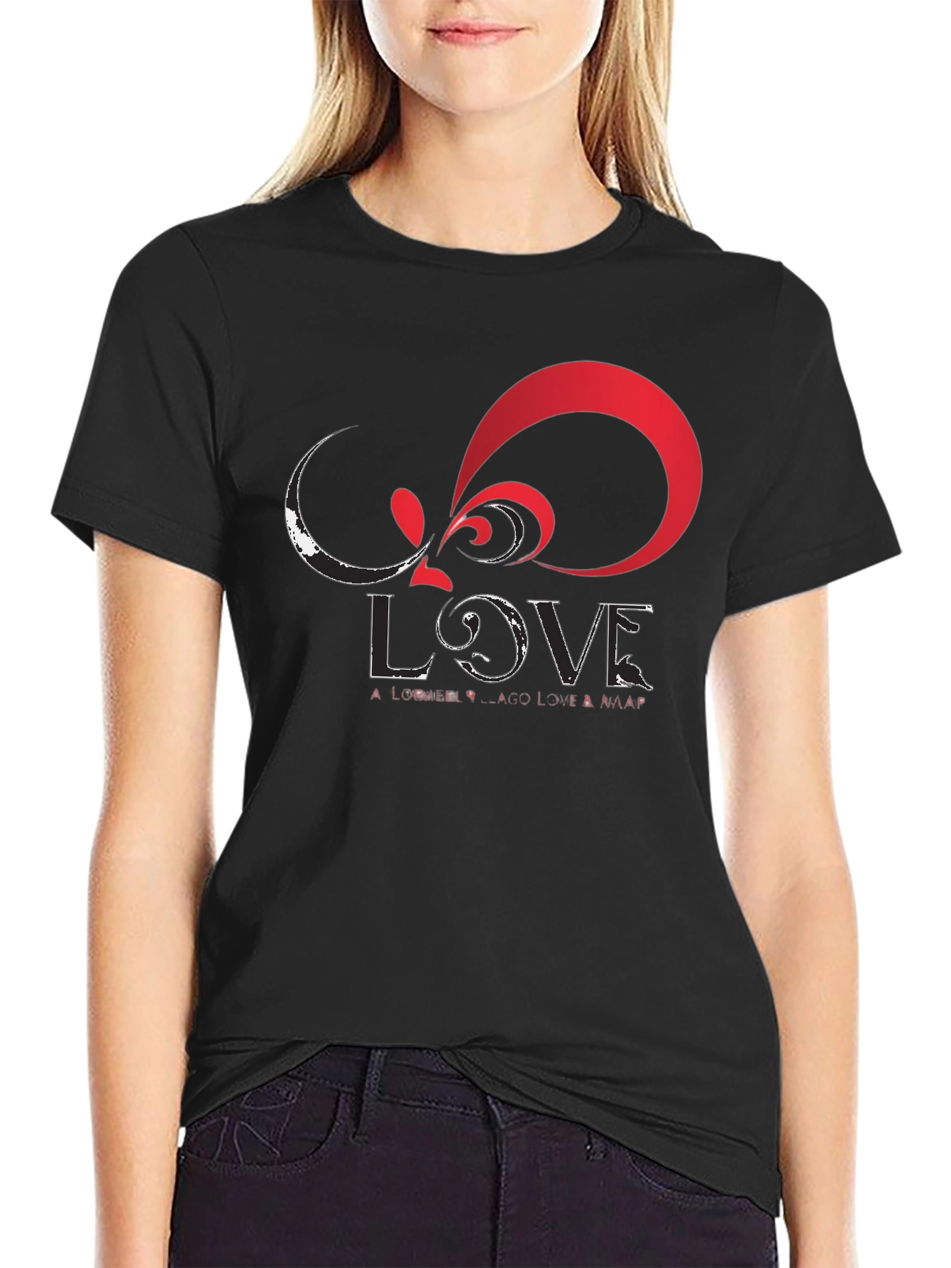 Black Love Chicago Graphic Tee - Stylish Design view 2