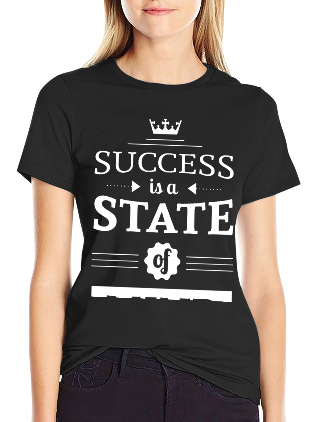 Black Success State T-Shirt view 2
