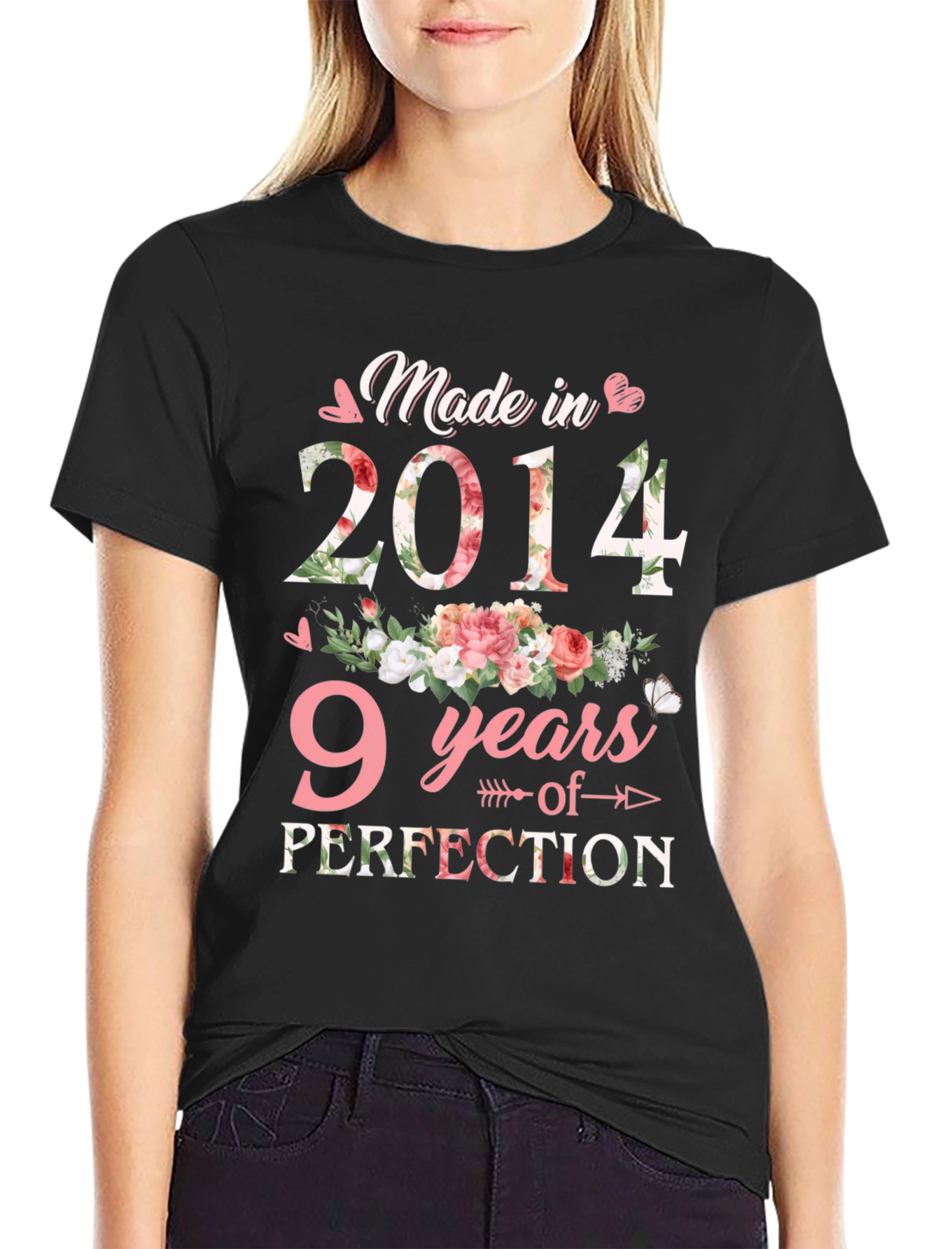 Black Made in 2014, 9 Years of Perfection T-Shirt view 2