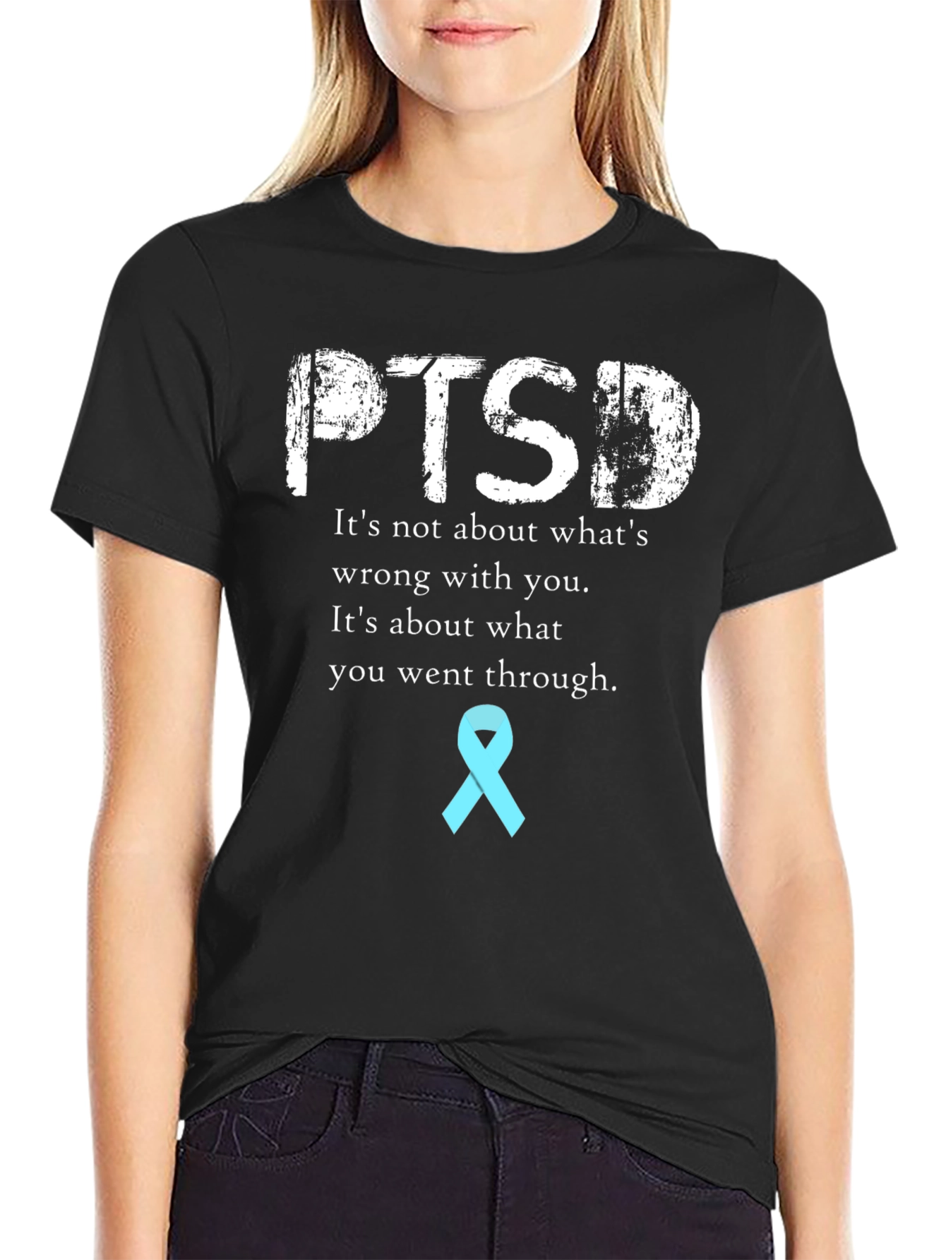 PTSD Awareness T-Shirt - It's About What You Went Through - 2