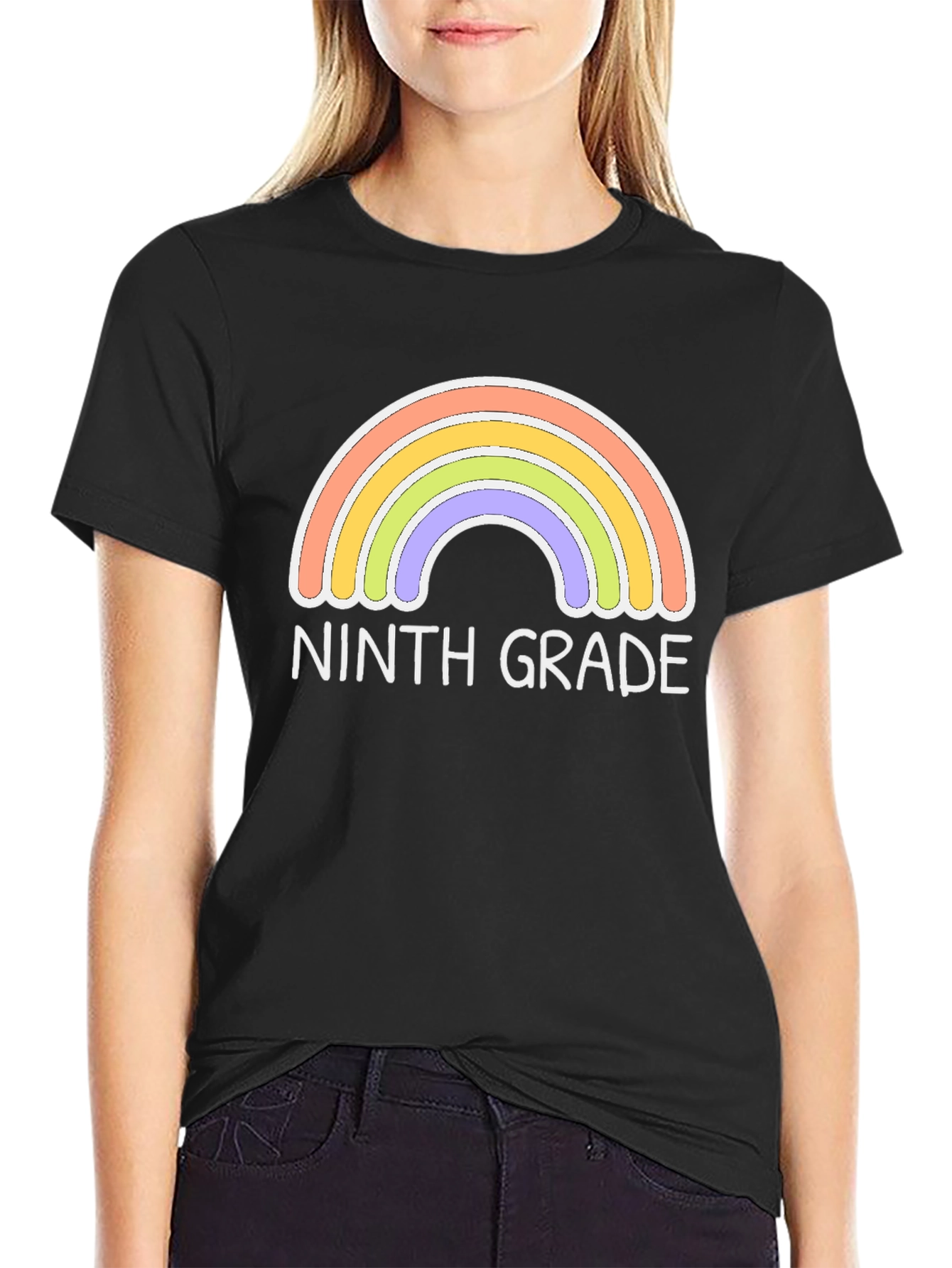 Ninth Grade Rainbow Graphic Tee - 2
