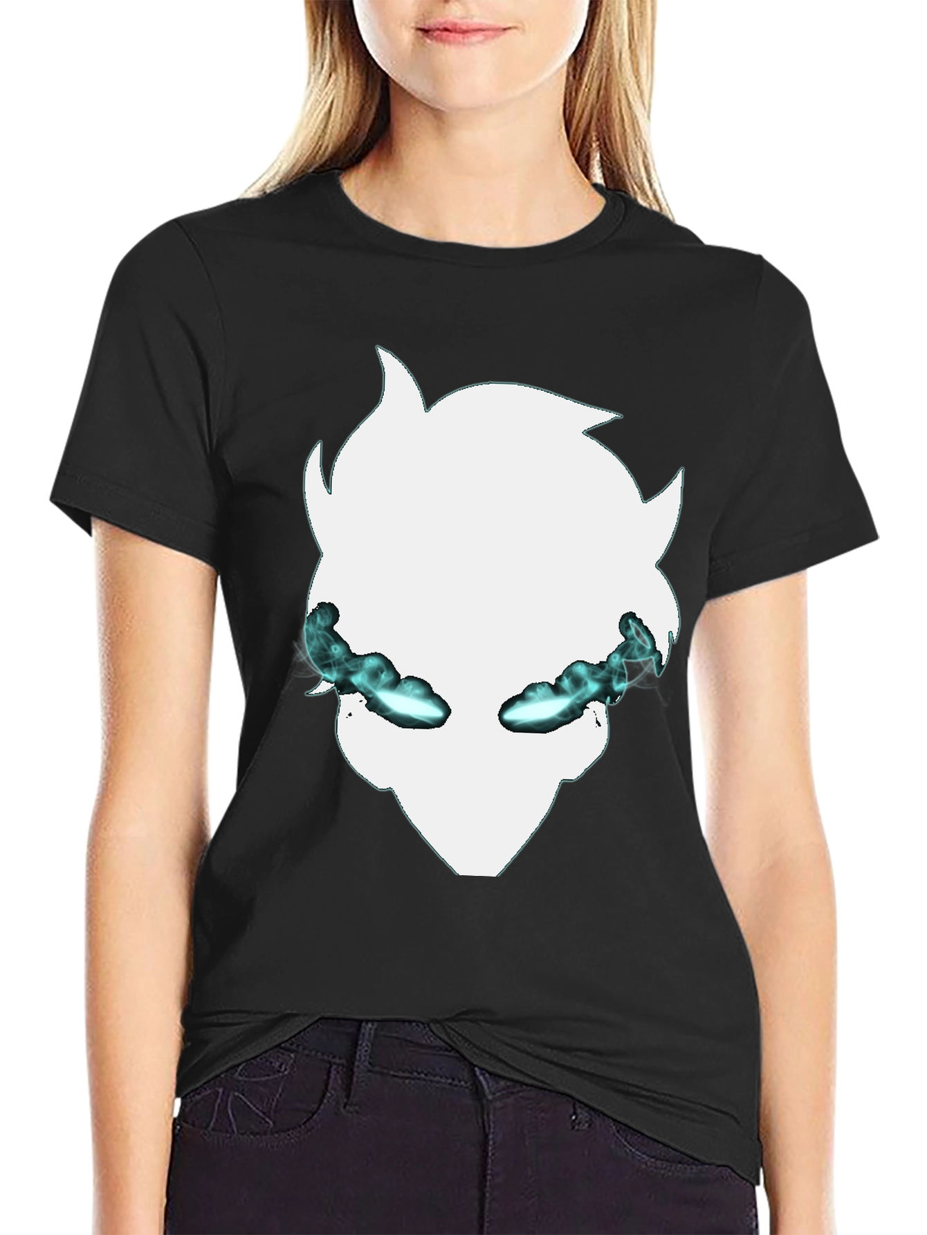 Black Mystic Silhouette Graphic Tee view 2