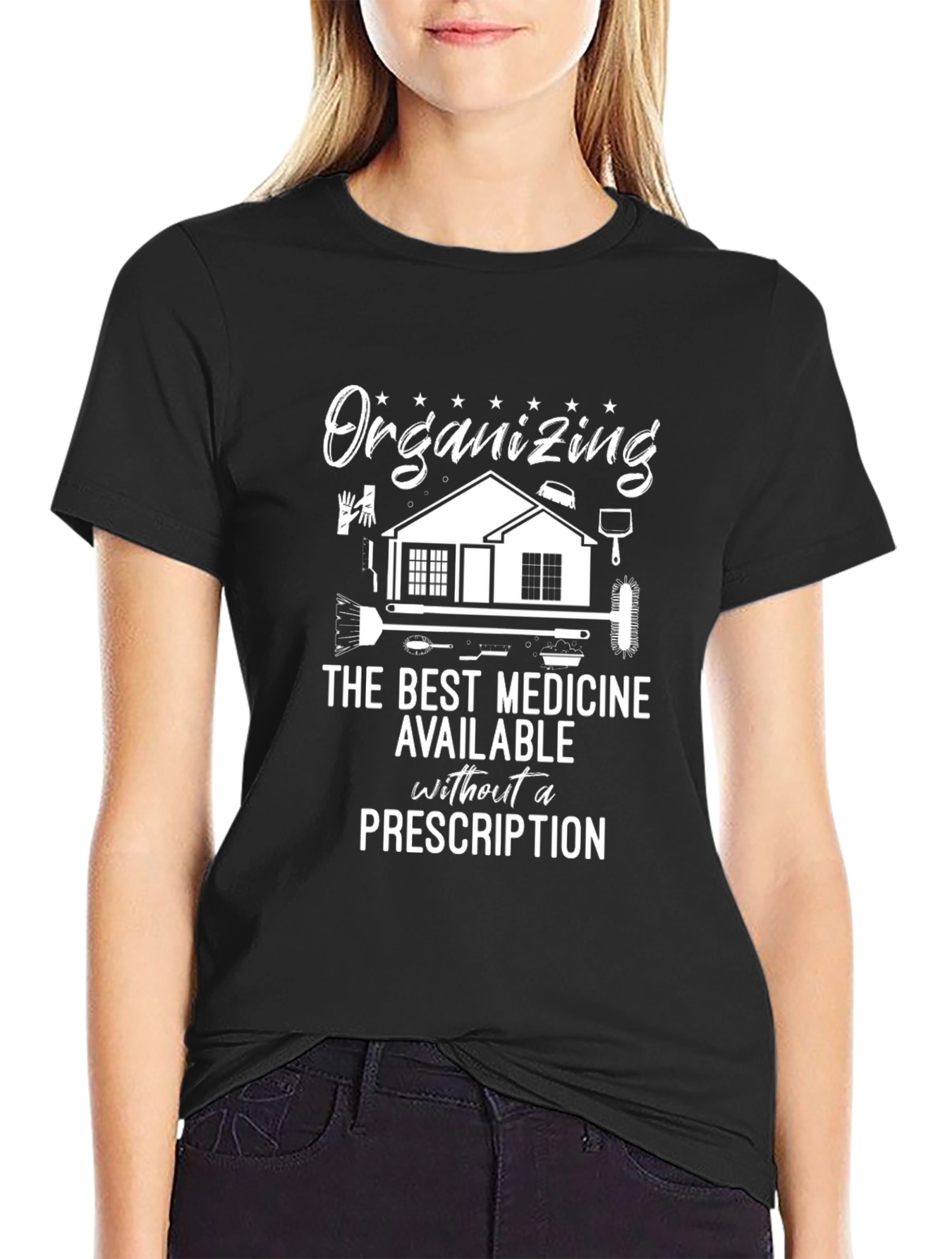 Organizing is the Best Medicine Graphic T-Shirt - 2