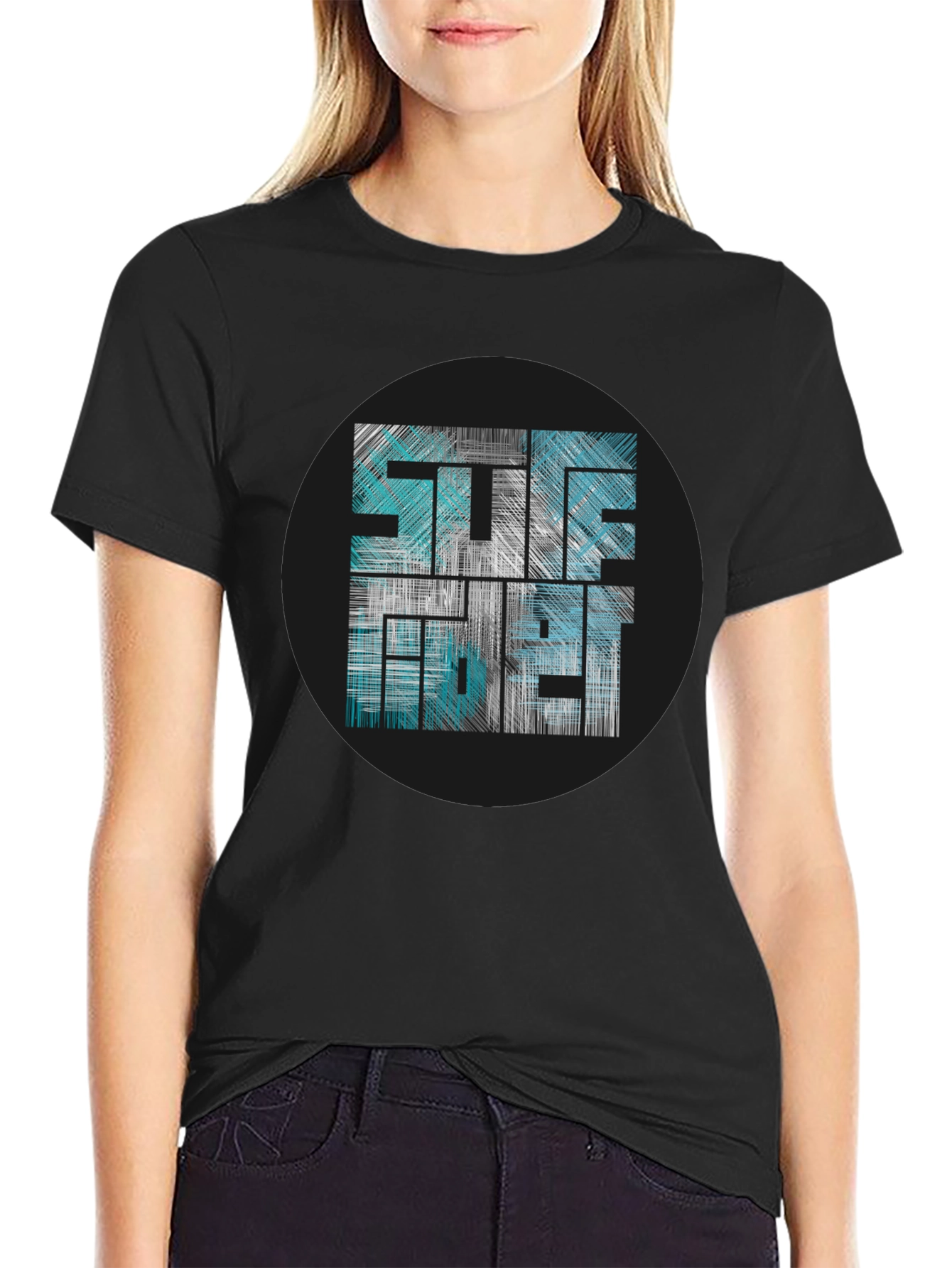 Black Stylish Graphic Tee - Surf Vibes view 2