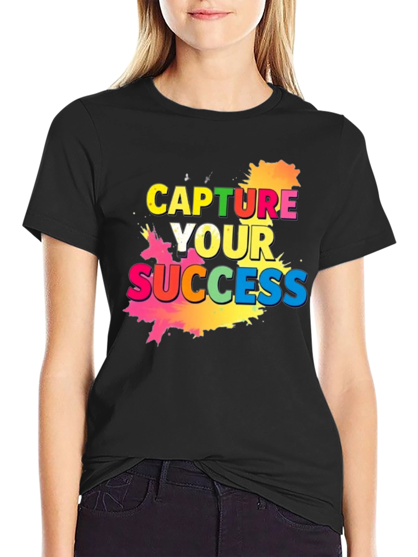 Black Capture Your Success Graphic Tee view 2