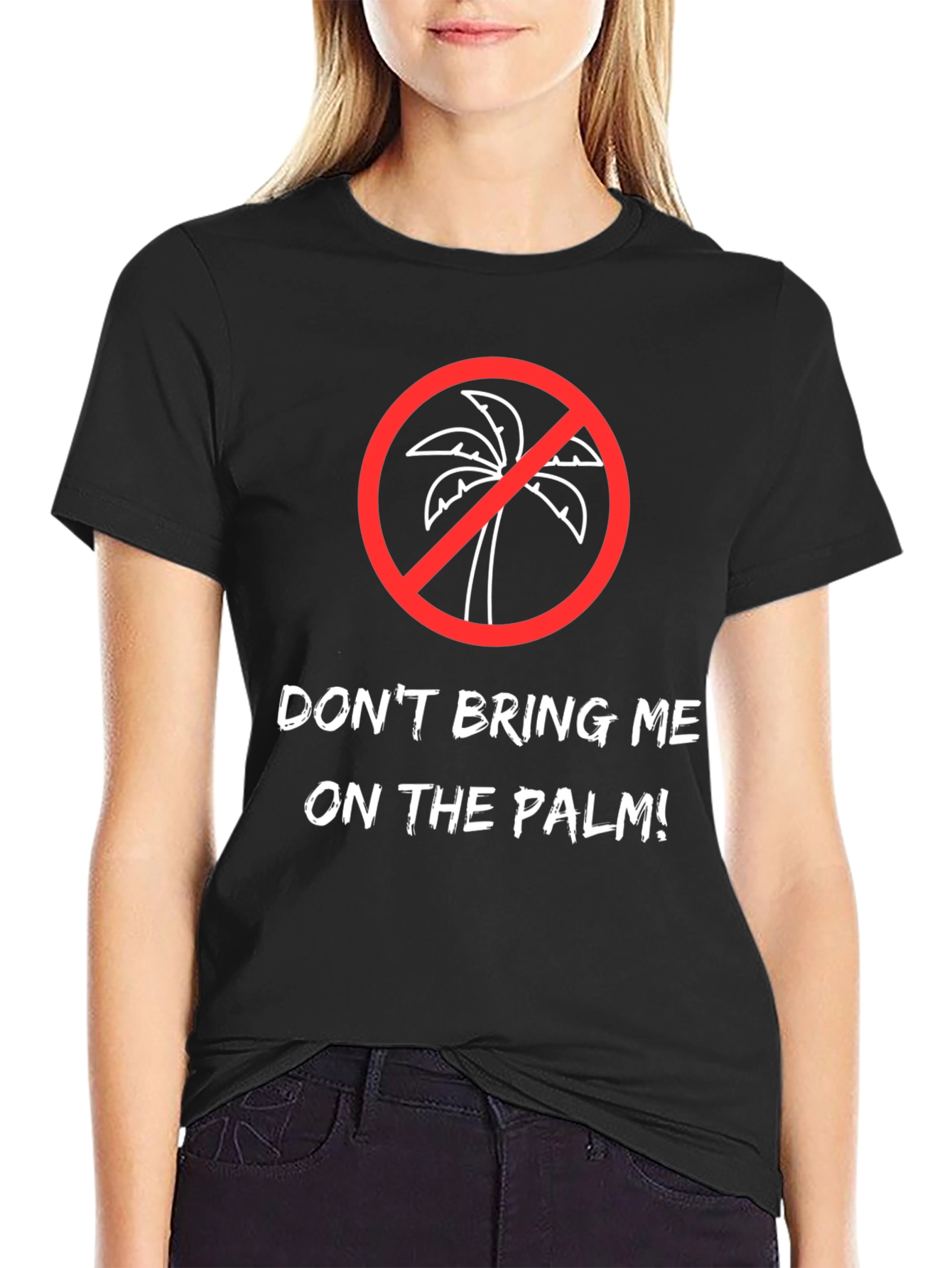 Black Don't Bring Me on the Palm! Graphic Tee view 2