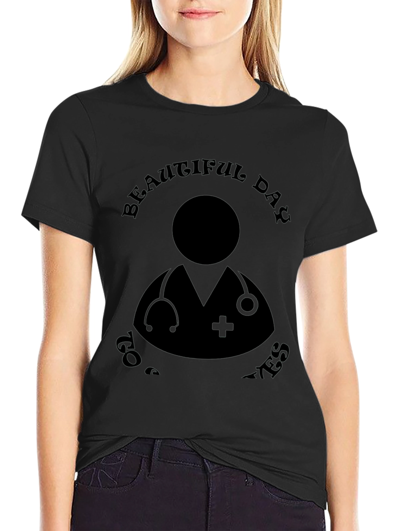 Black Beautiful Day To Save Lives Graphic Tee - Unisex view 2
