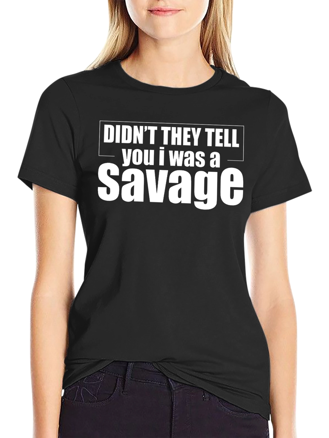 Black Savage T-Shirt - Men's Graphic Tee view 2
