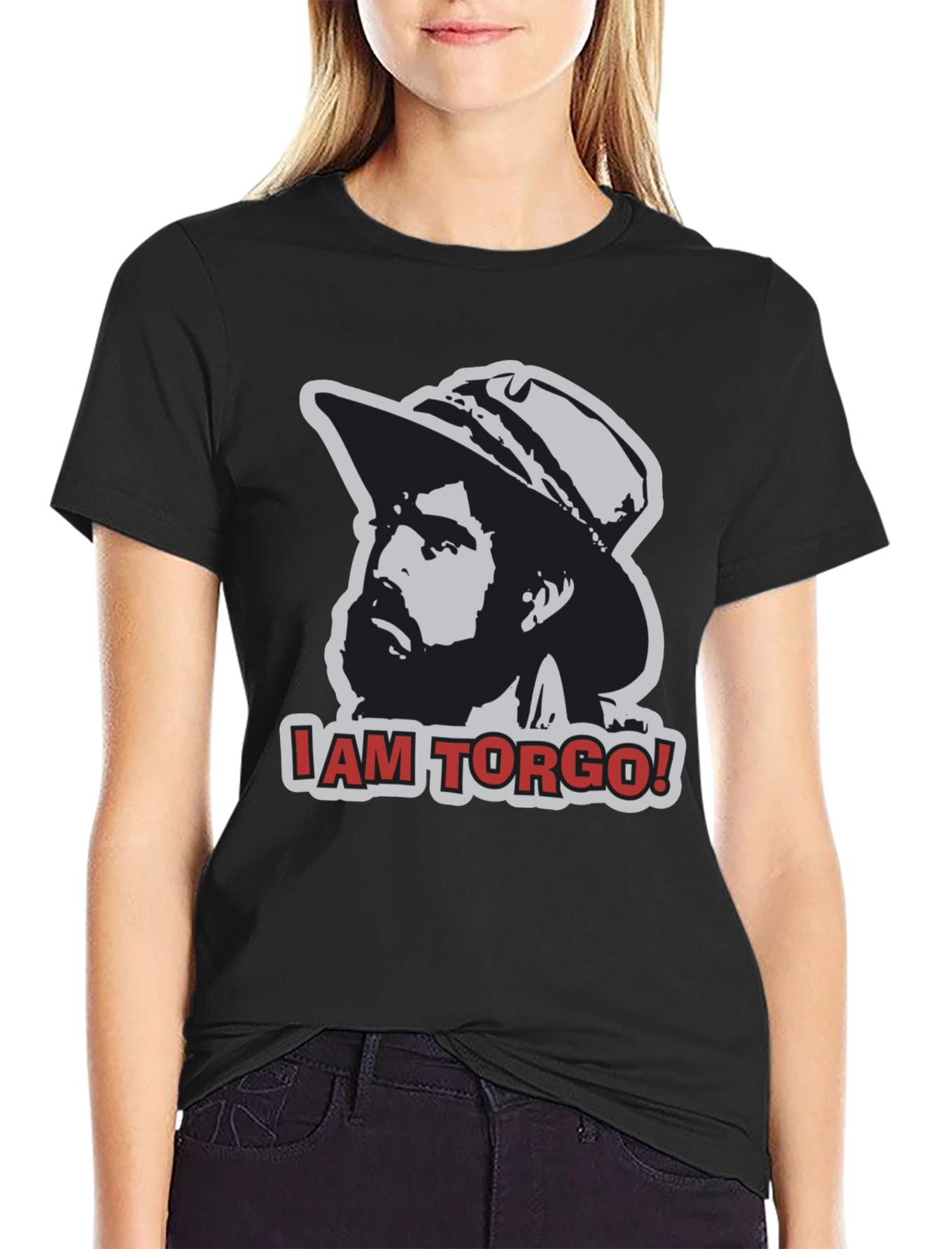 Black I am Torgo! T-Shirt - MST3K Tribute view 2