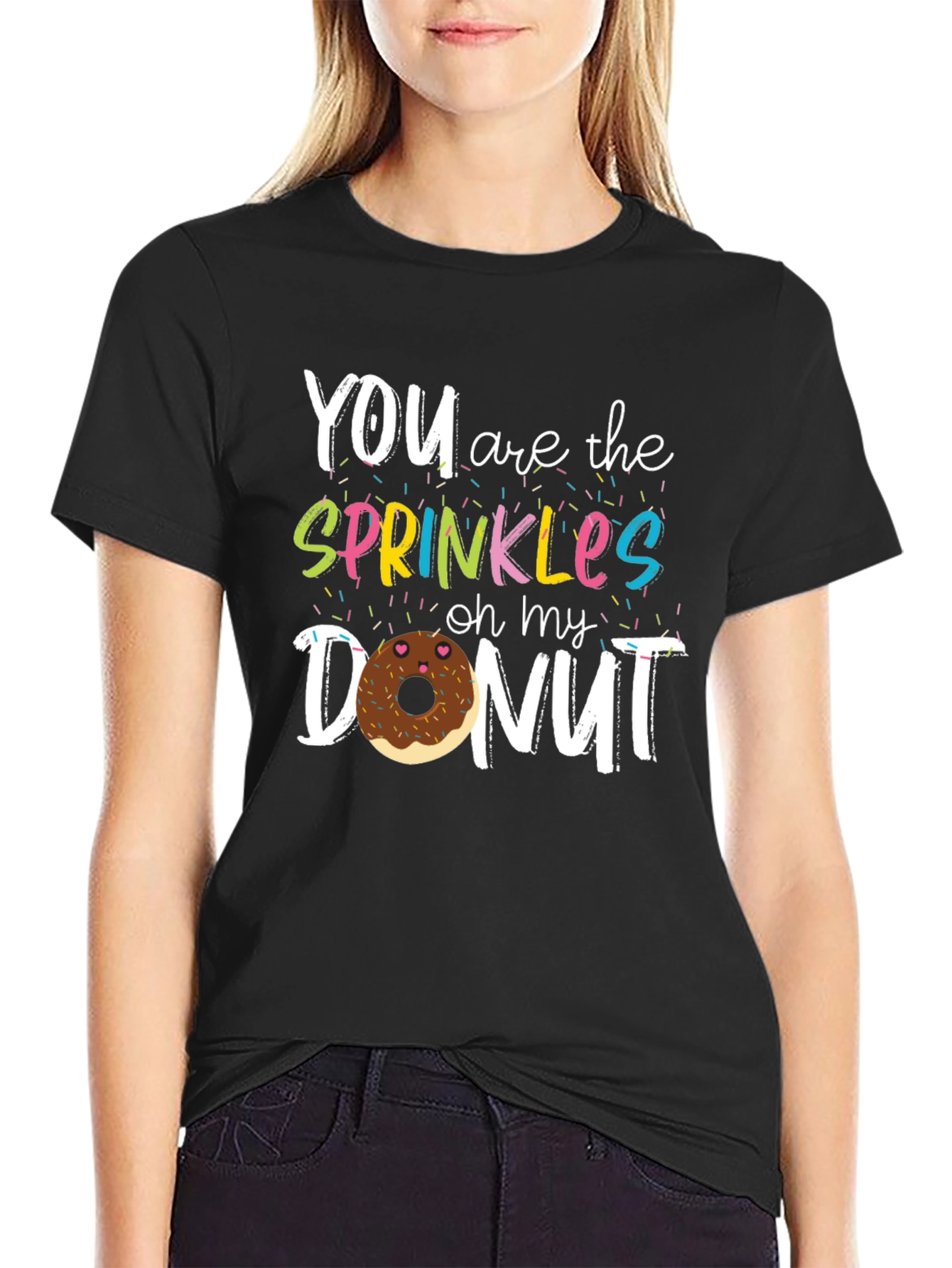 Black You Are The Sprinkles On My Donut T-Shirt view 2