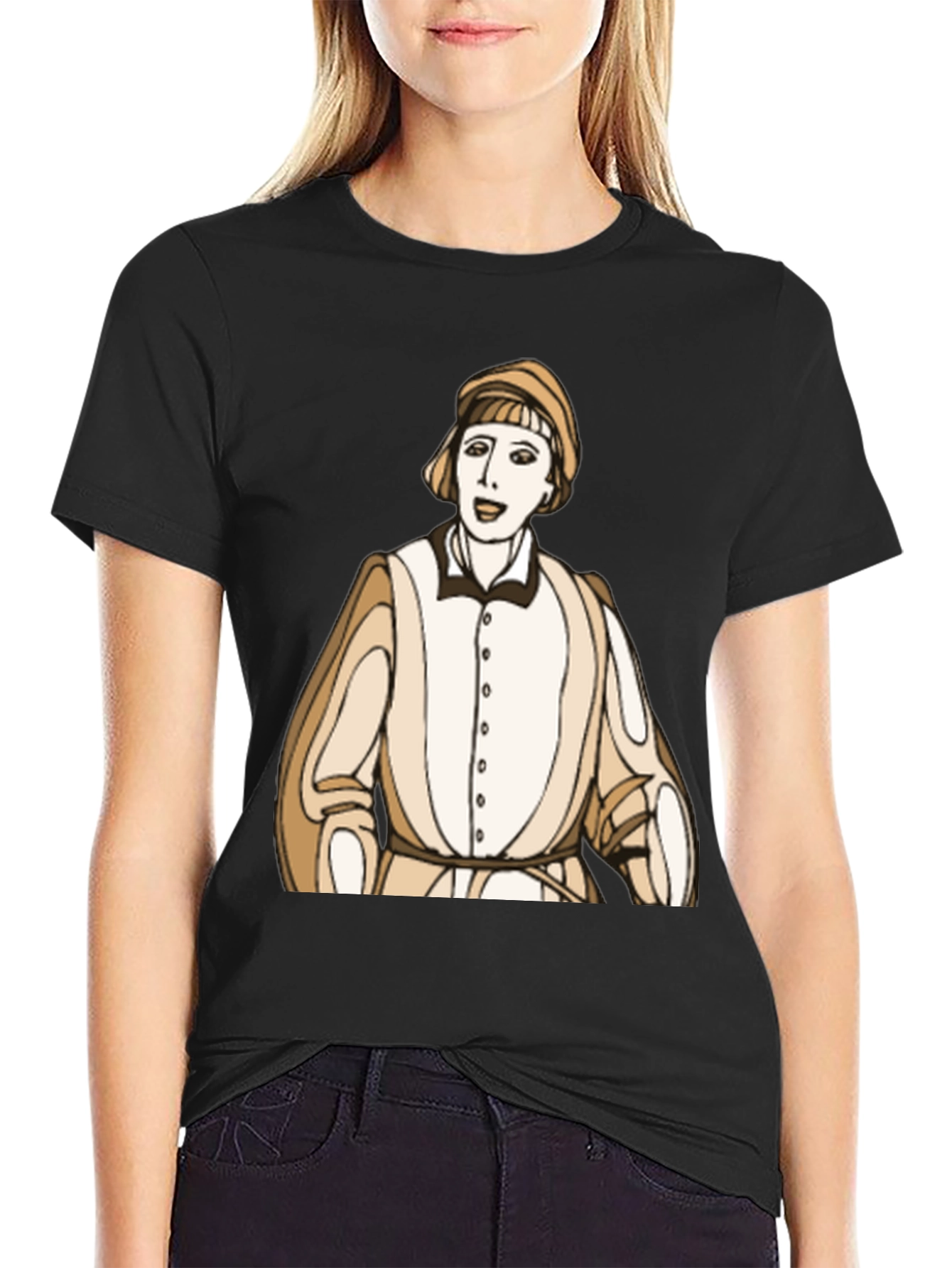 Black Renaissance Man Graphic Tee - Unique Style view 2