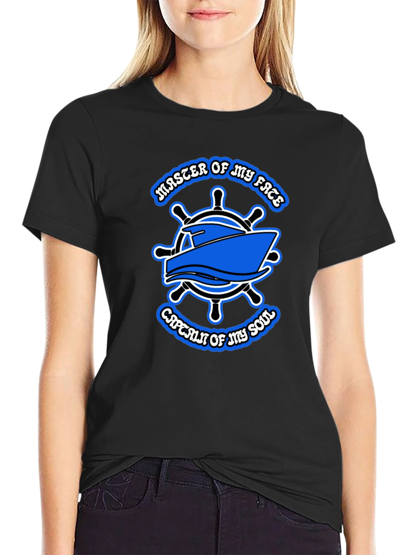 Nautical Theme T-Shirt - Master of My Fate, Captain of My Soul - 2