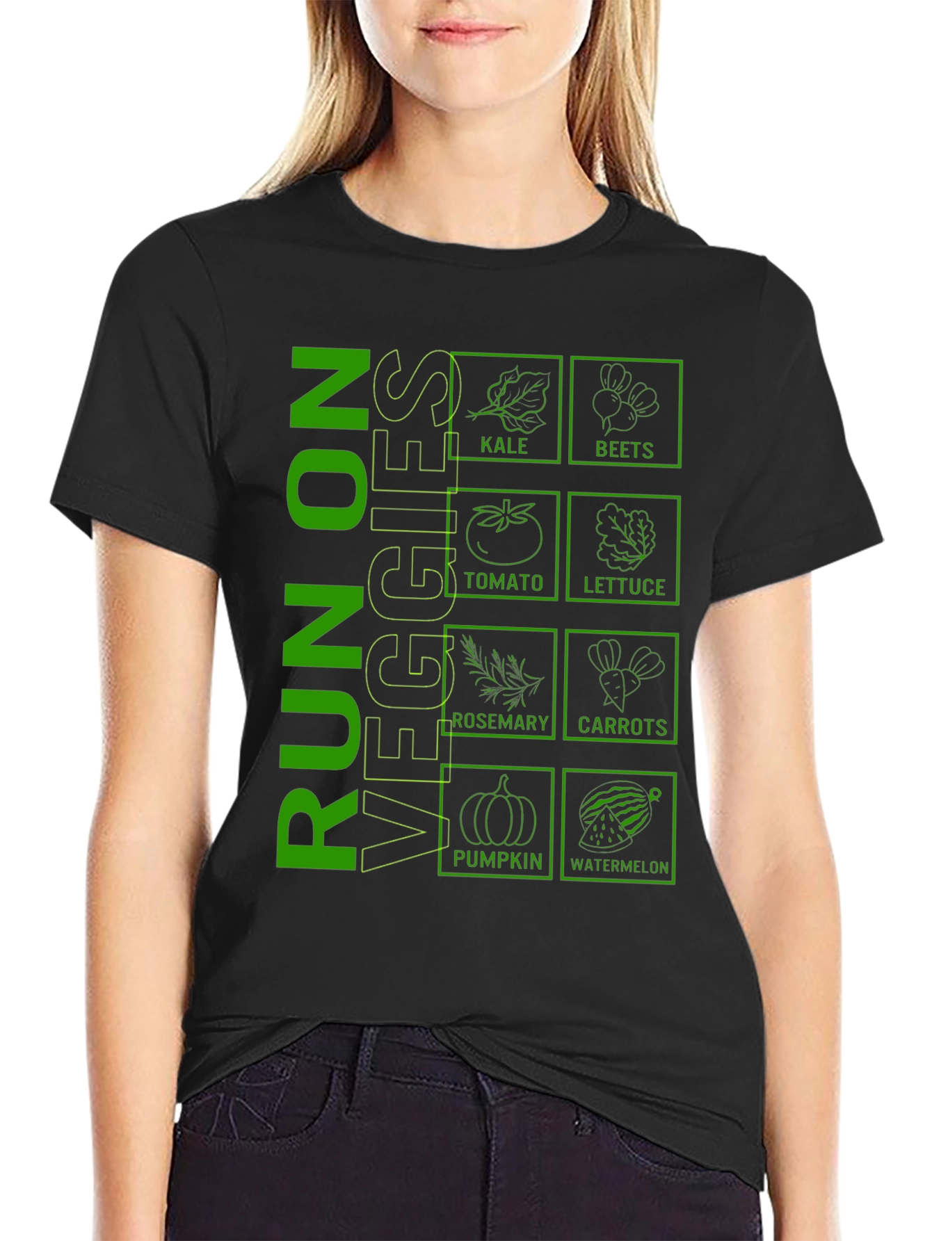 Run On Veggies Graphic T-Shirt - 2