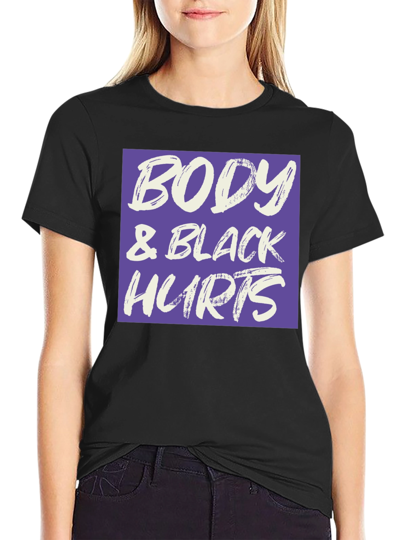 Black Body and Black Hurts T-Shirt view 2