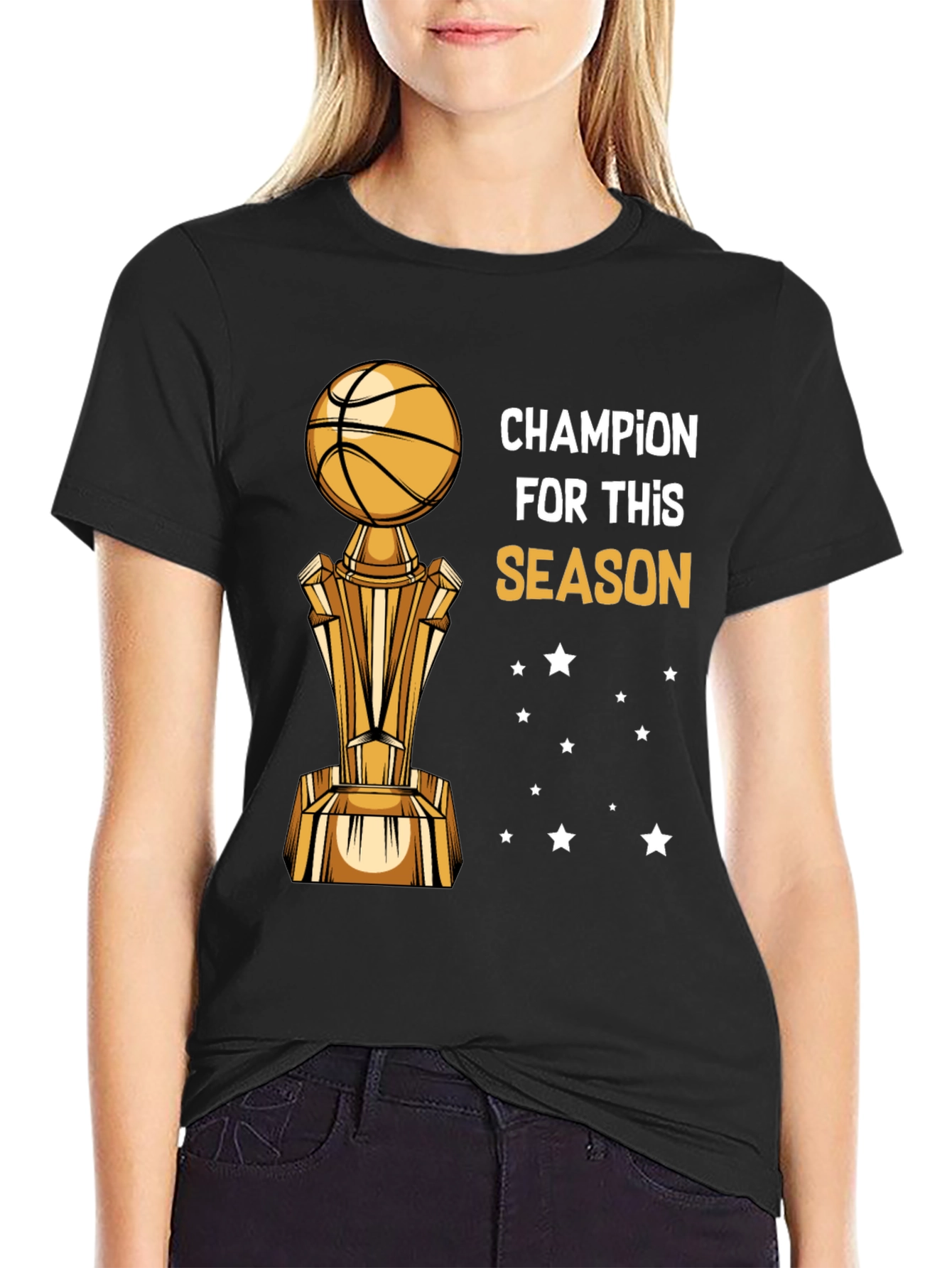 Black Basketball Champion T-Shirt view 2