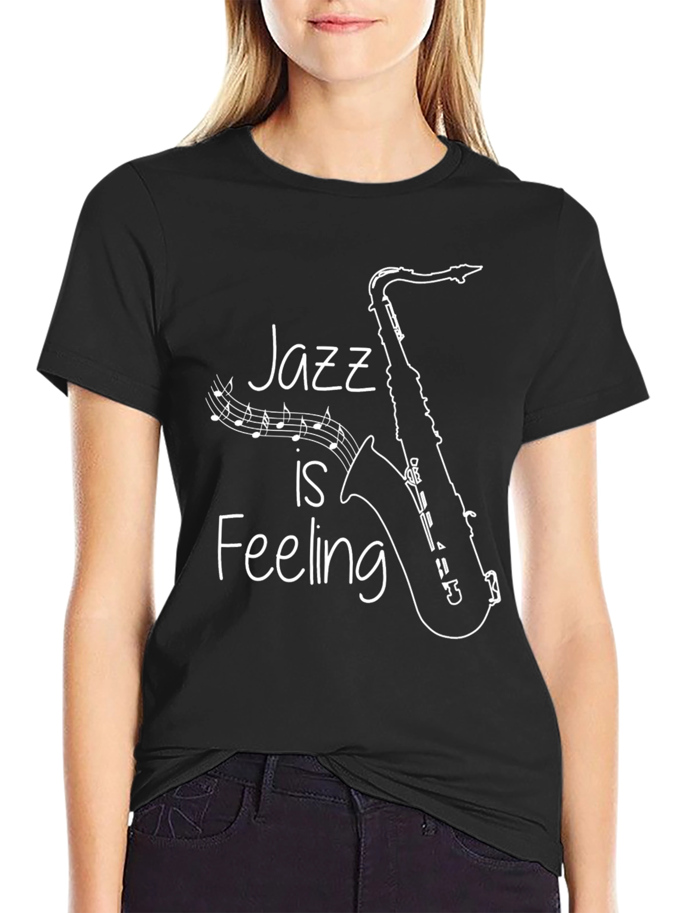 Black Jazz is Feeling Graphic Tee view 2