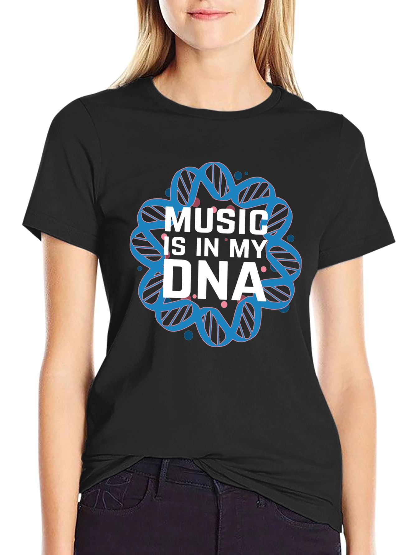 Black Music is in My DNA Graphic T-Shirt view 2