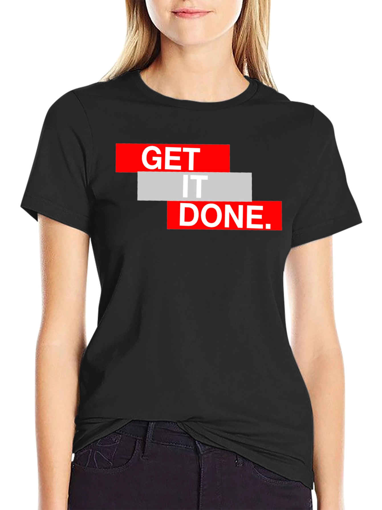 Black Get It Done Black Graphic Tee view 2