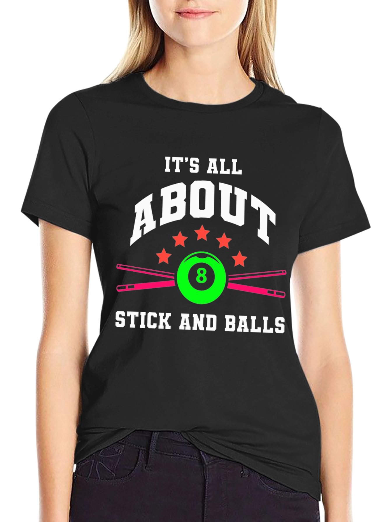 It's All About Stick and Balls T-Shirt - 2