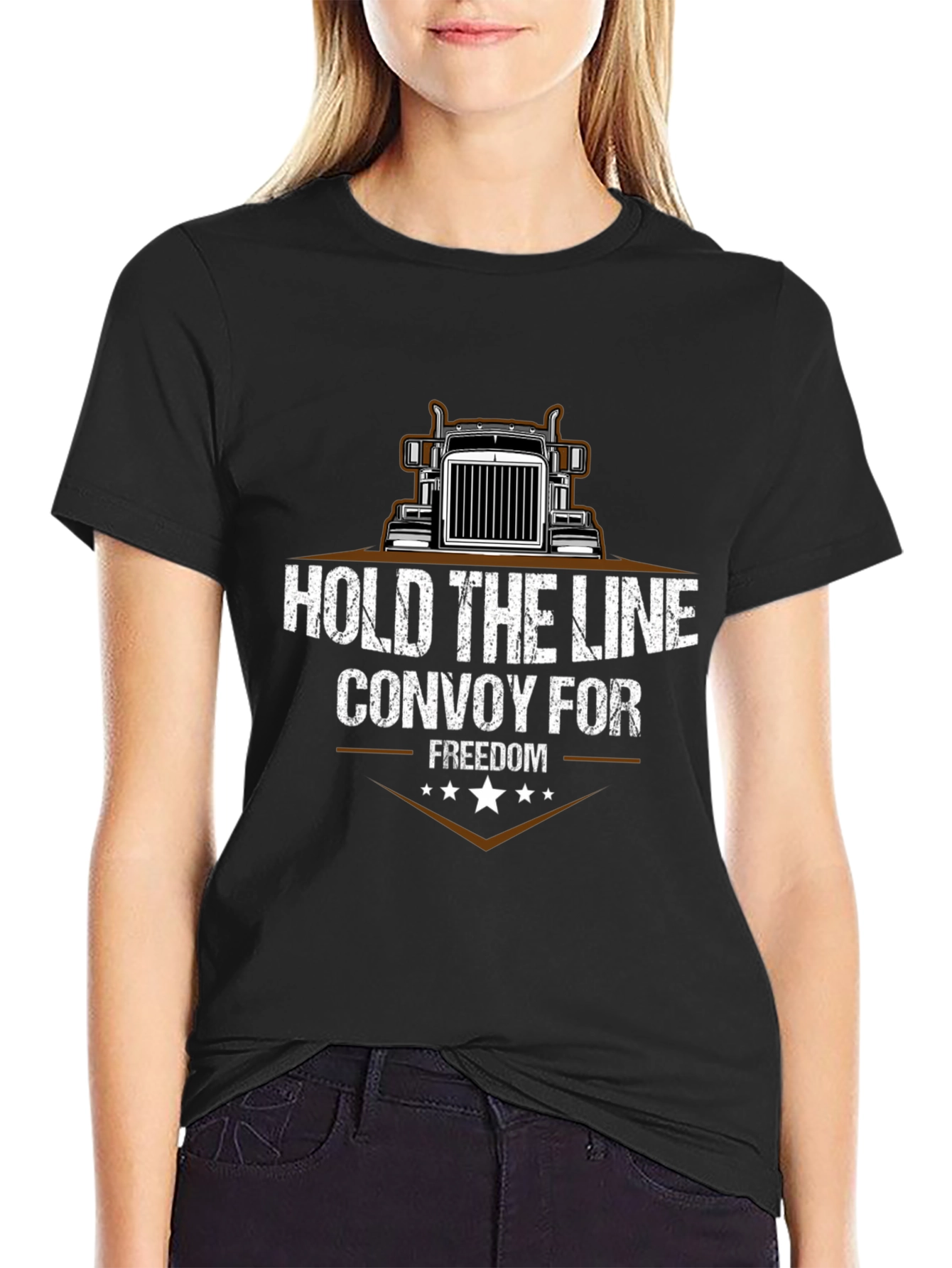 Hold The Line Trucker T-Shirt - 2