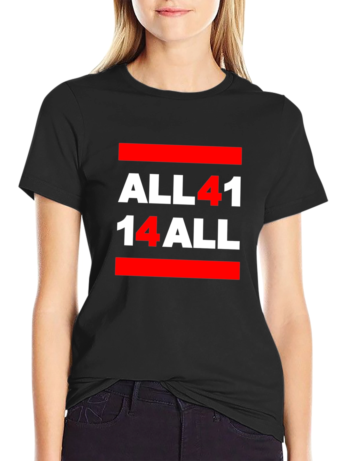 Black ALL 41 T-Shirt view 2