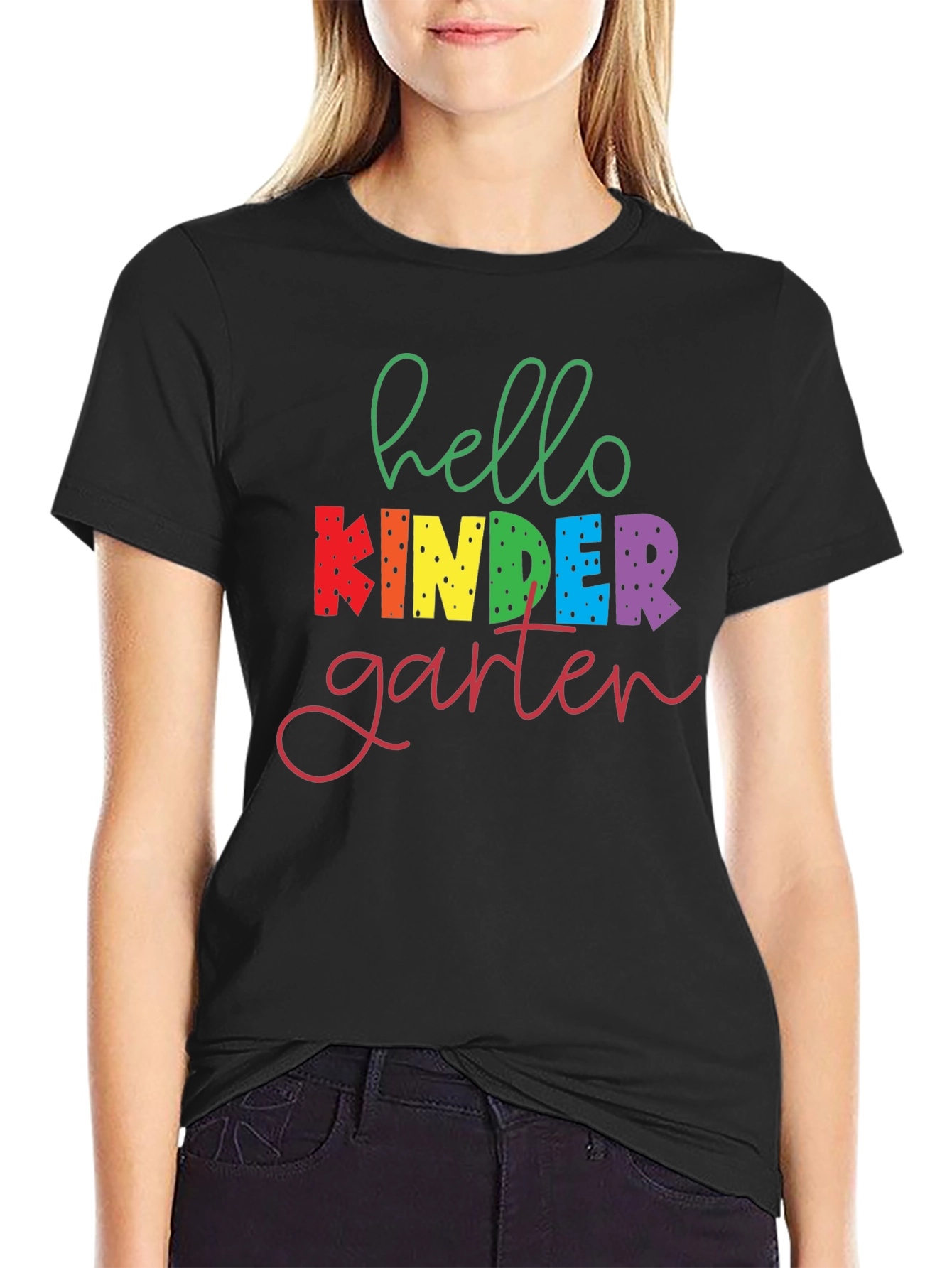 Hello Kindergarten Teacher T-Shirt - 2