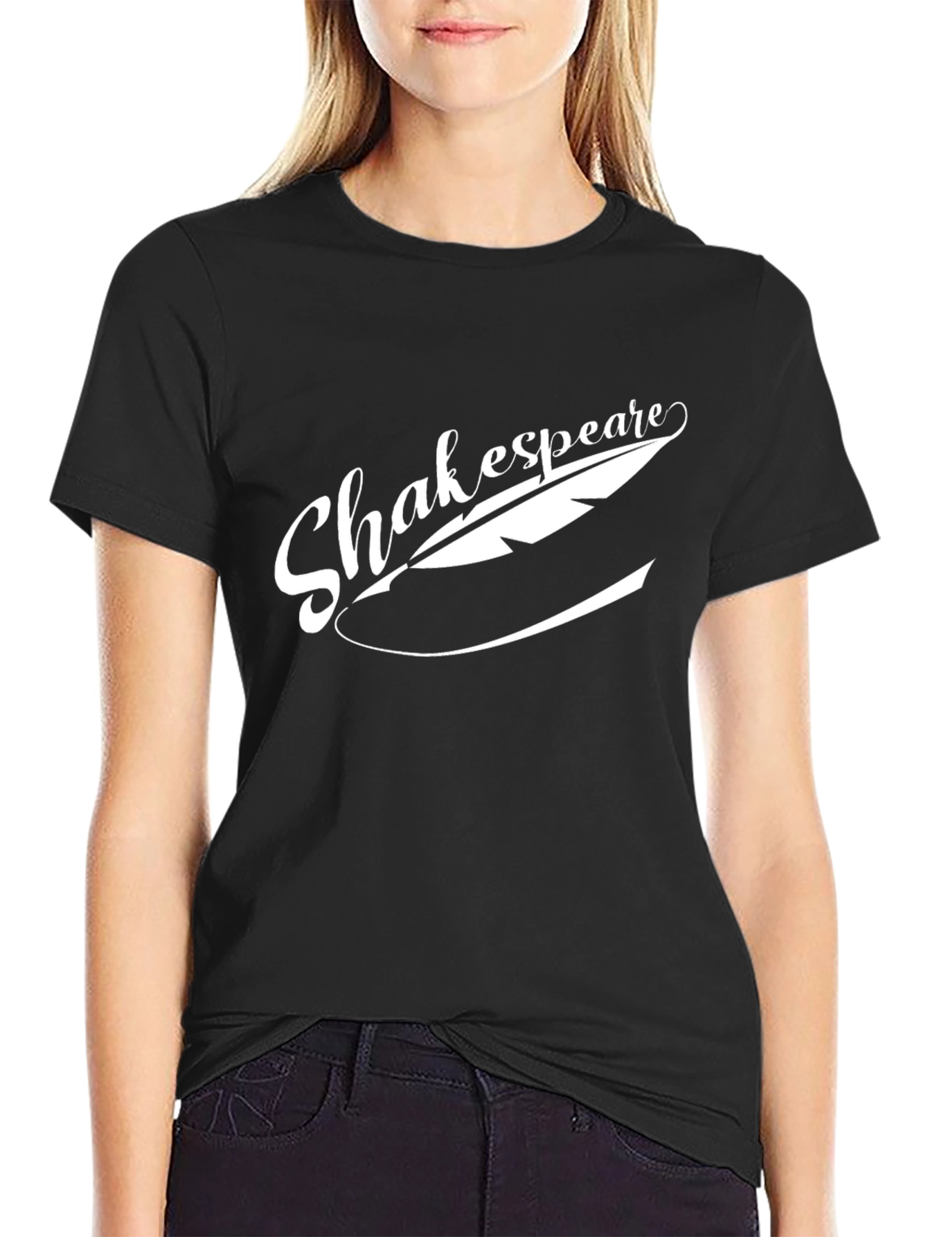 Shakespeare Quill Black Graphic Tee - 2