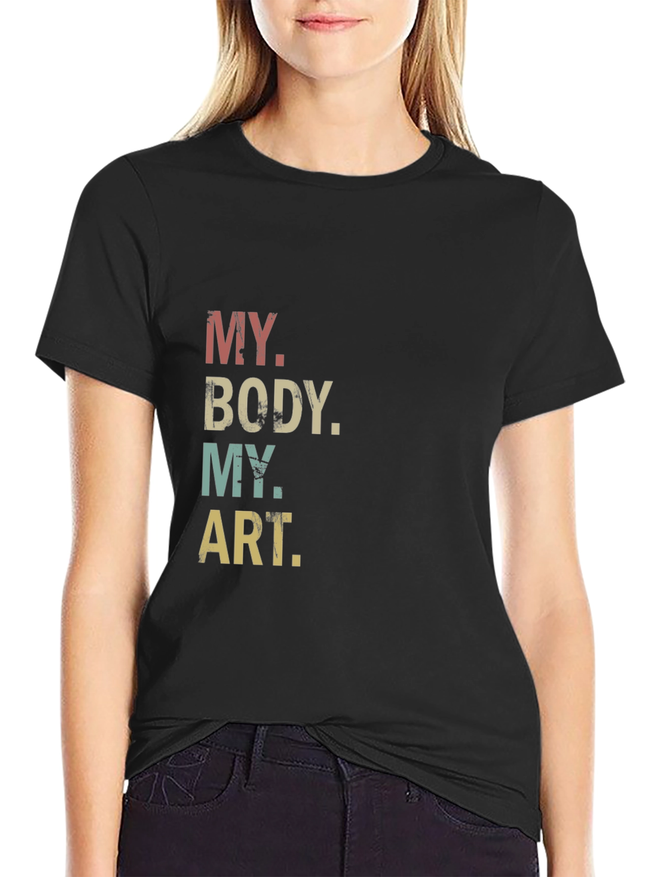 Black My Body, My Art T-Shirt view 2