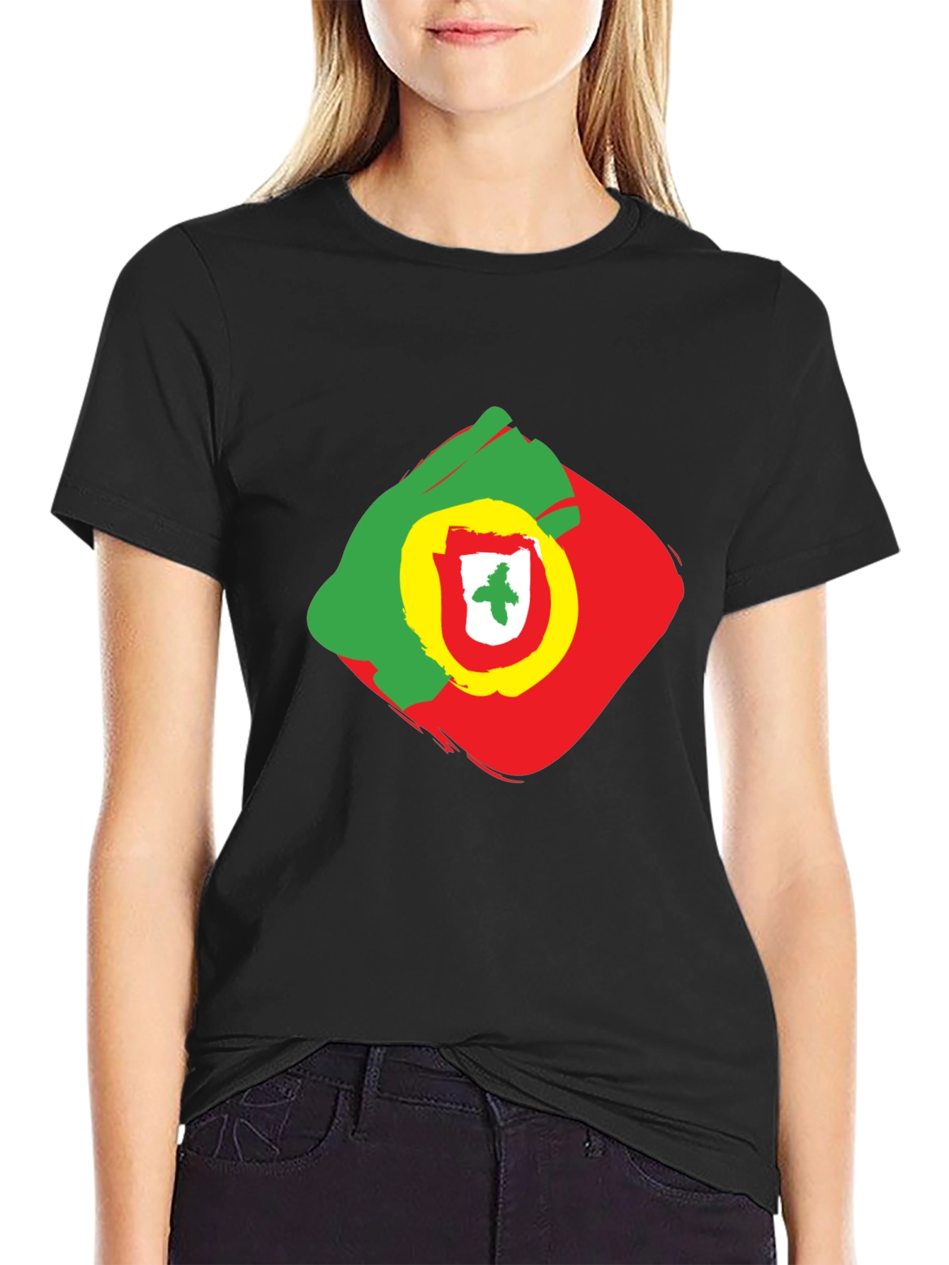 Portugal Flag Graphic Print T-Shirt - 2