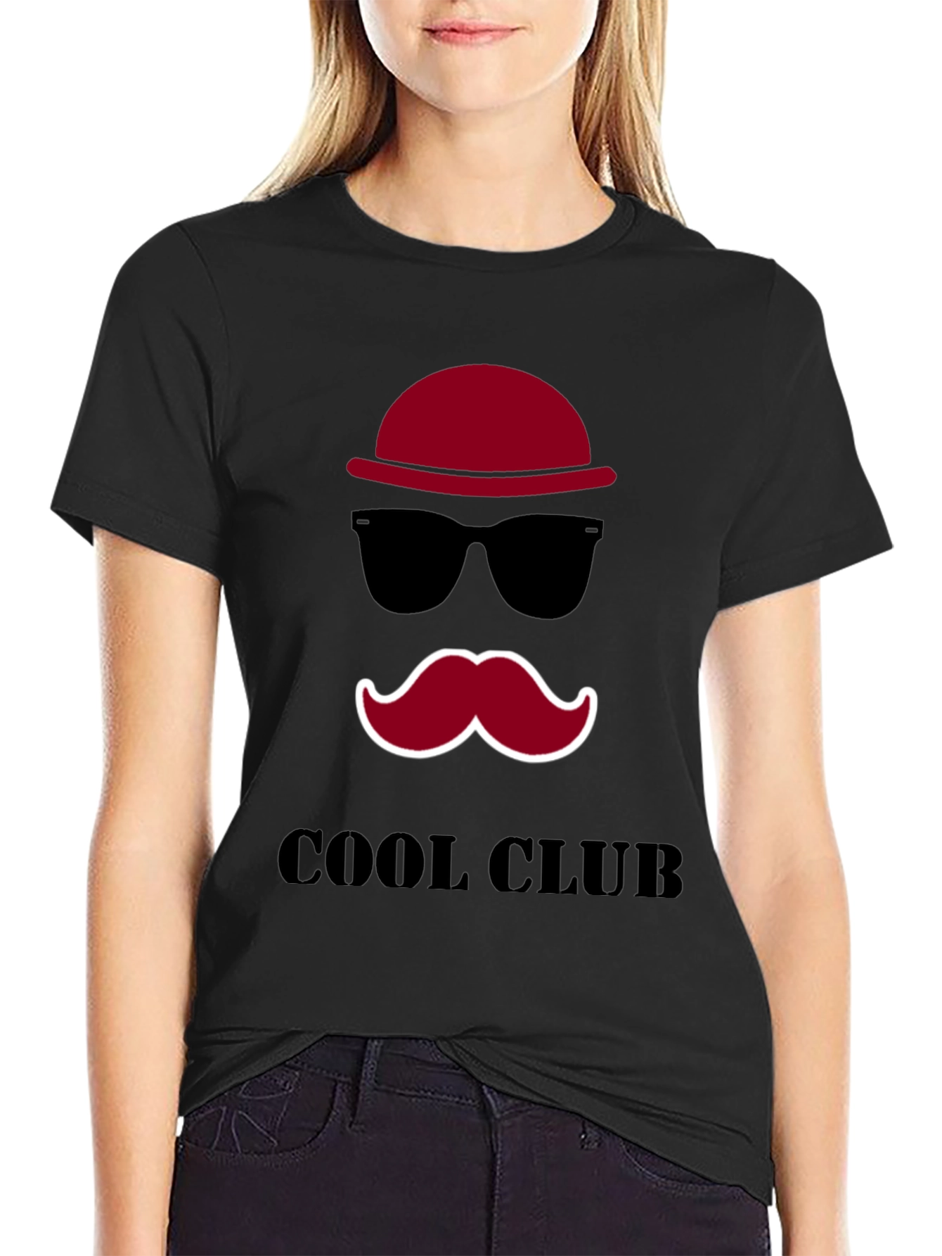 Black Cool Club Graphic Tee - Stylish & Unique Design view 2